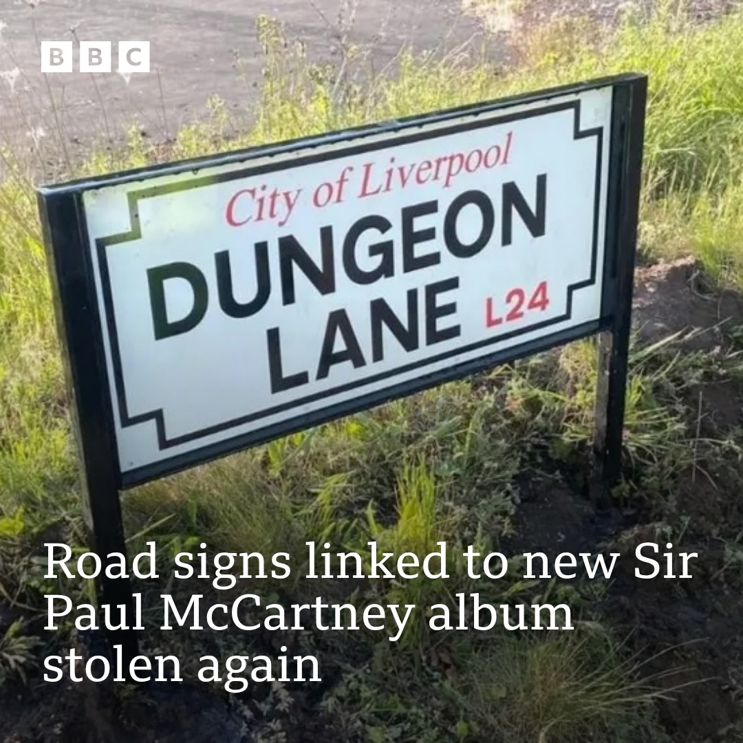 Vintage Dungeon Lane street sign becomes album cover