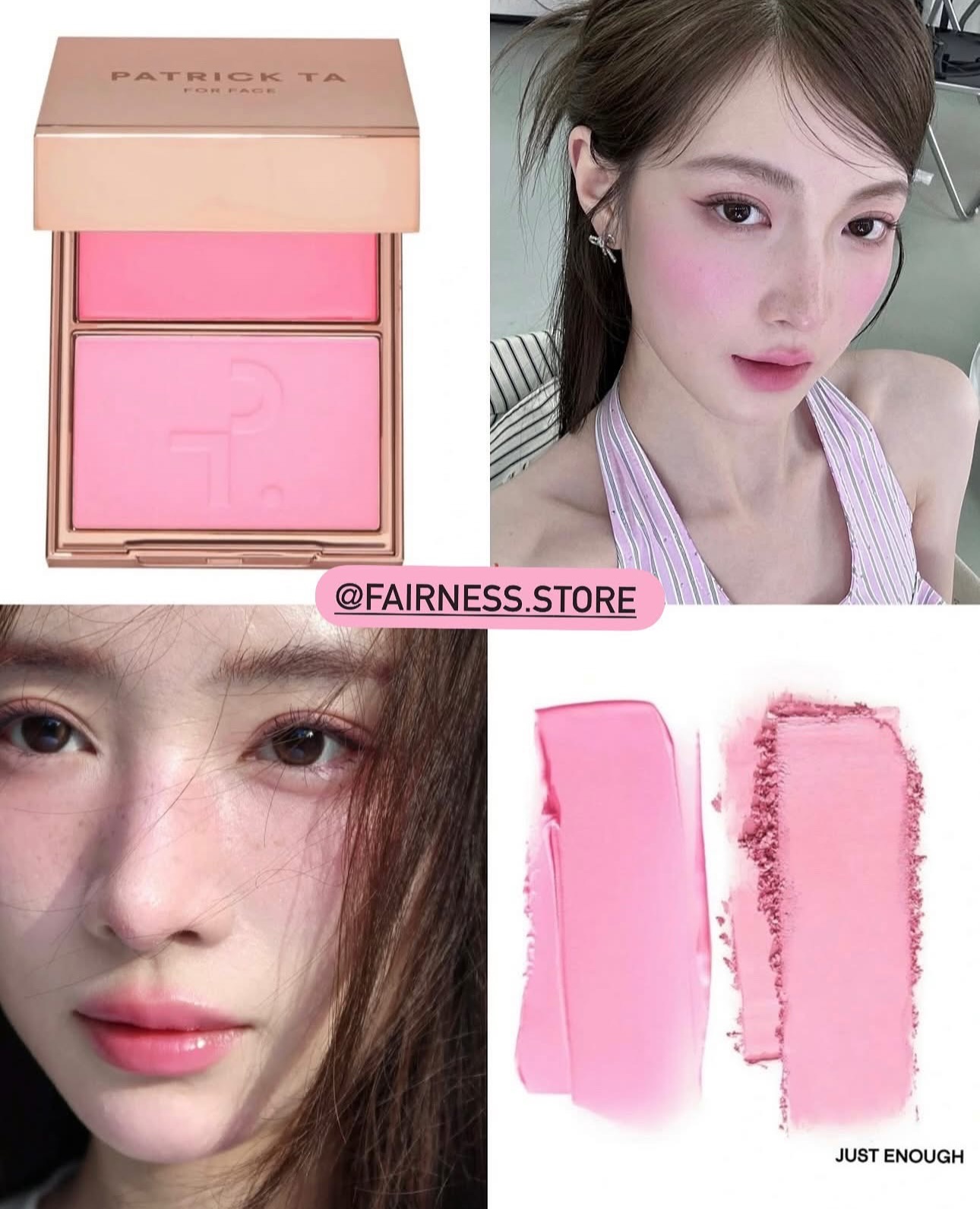 🎀 Patrick Ta ~ Major Headlines Double-Take Cream and Powder Blush