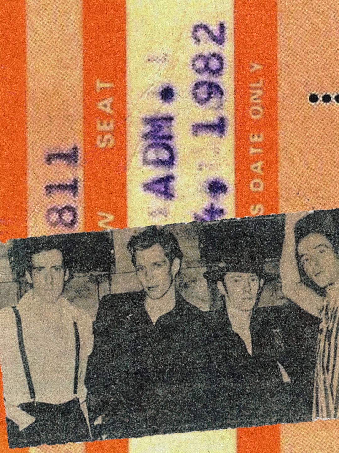 1982, The Clash play in New Orleans at The Warehouse.