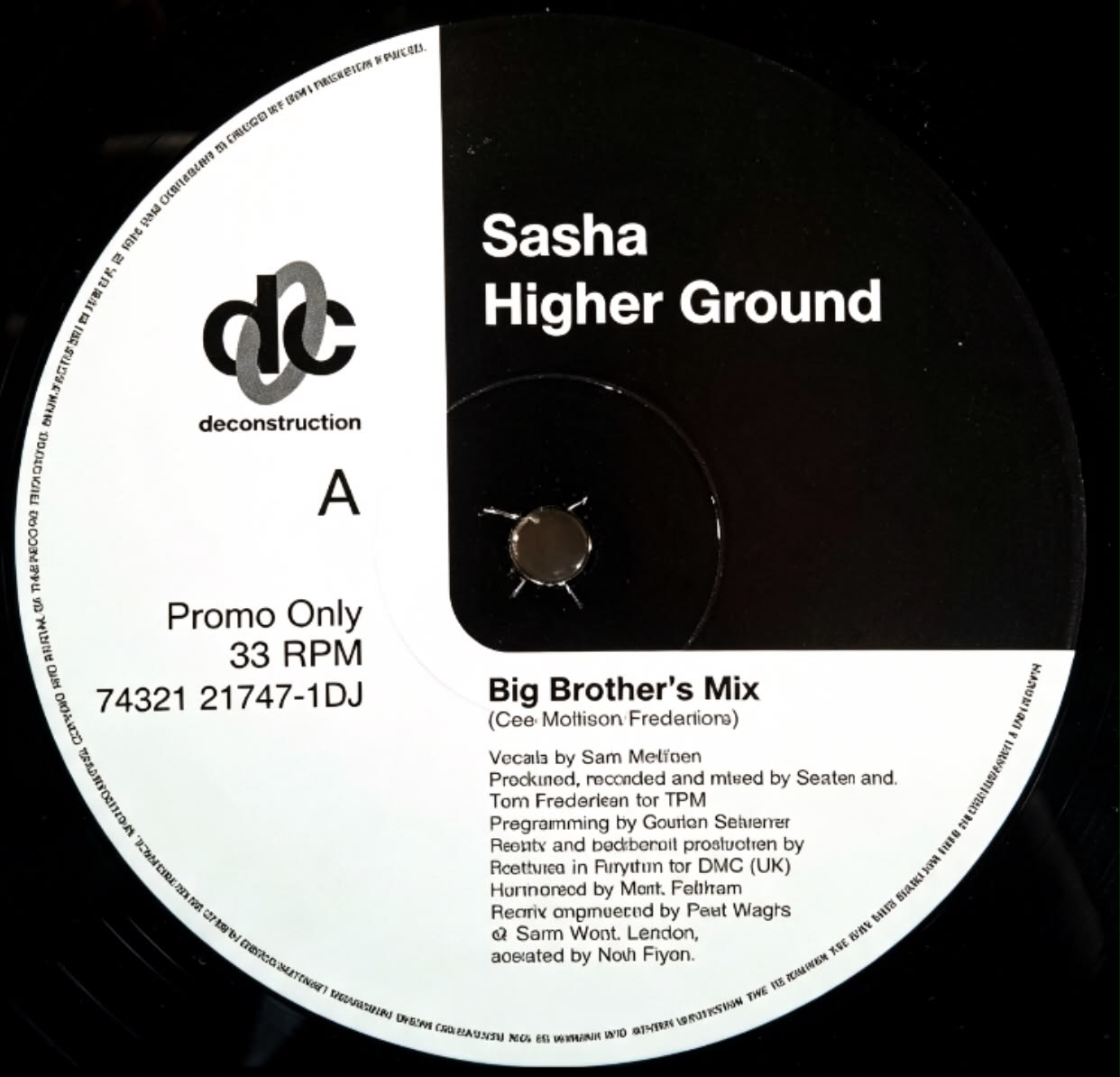 ムーン Higher Ground (Big Brother's Mix) Destruction Records 1994 #fypシ゚