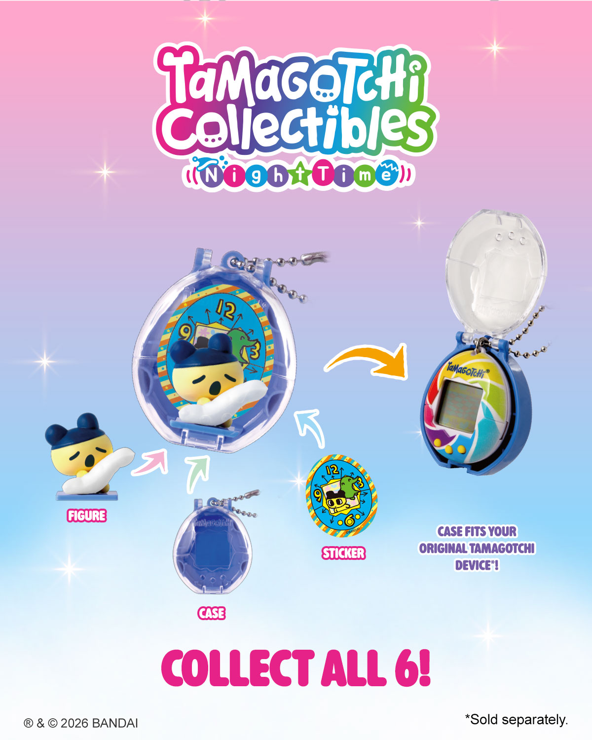 Meet the Tamagotchi Collectibles – Night Time featuring your