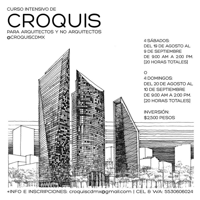 Croquis CDMX - CURSO INTENSIVO DE CROQUIS Para arquitectos y no ...