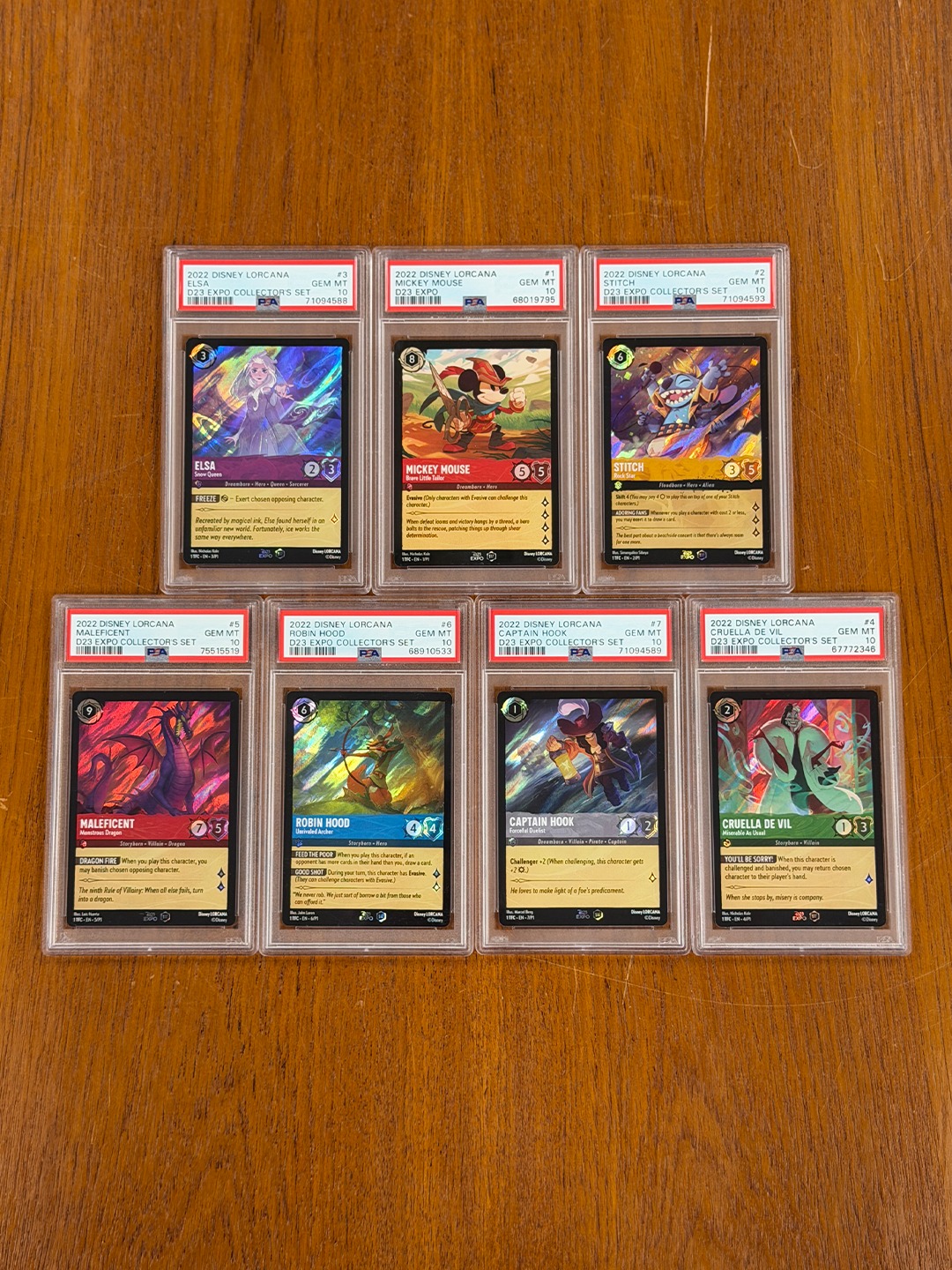The seven cards that came before Lorcana! 🏰 See the complete set