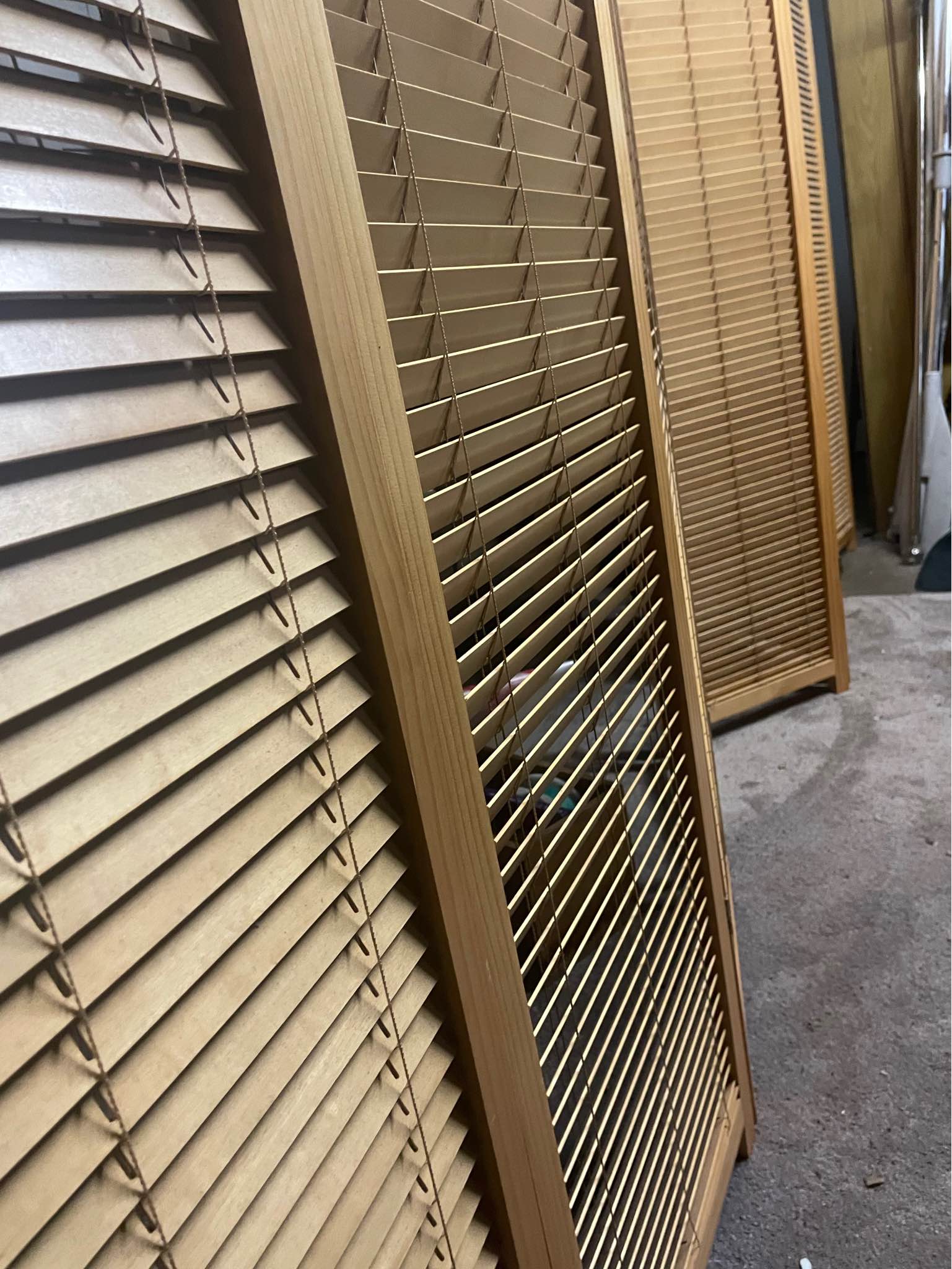 Privacy Screen 8 Panel with operable slats - Room Dividers - Fennell ...