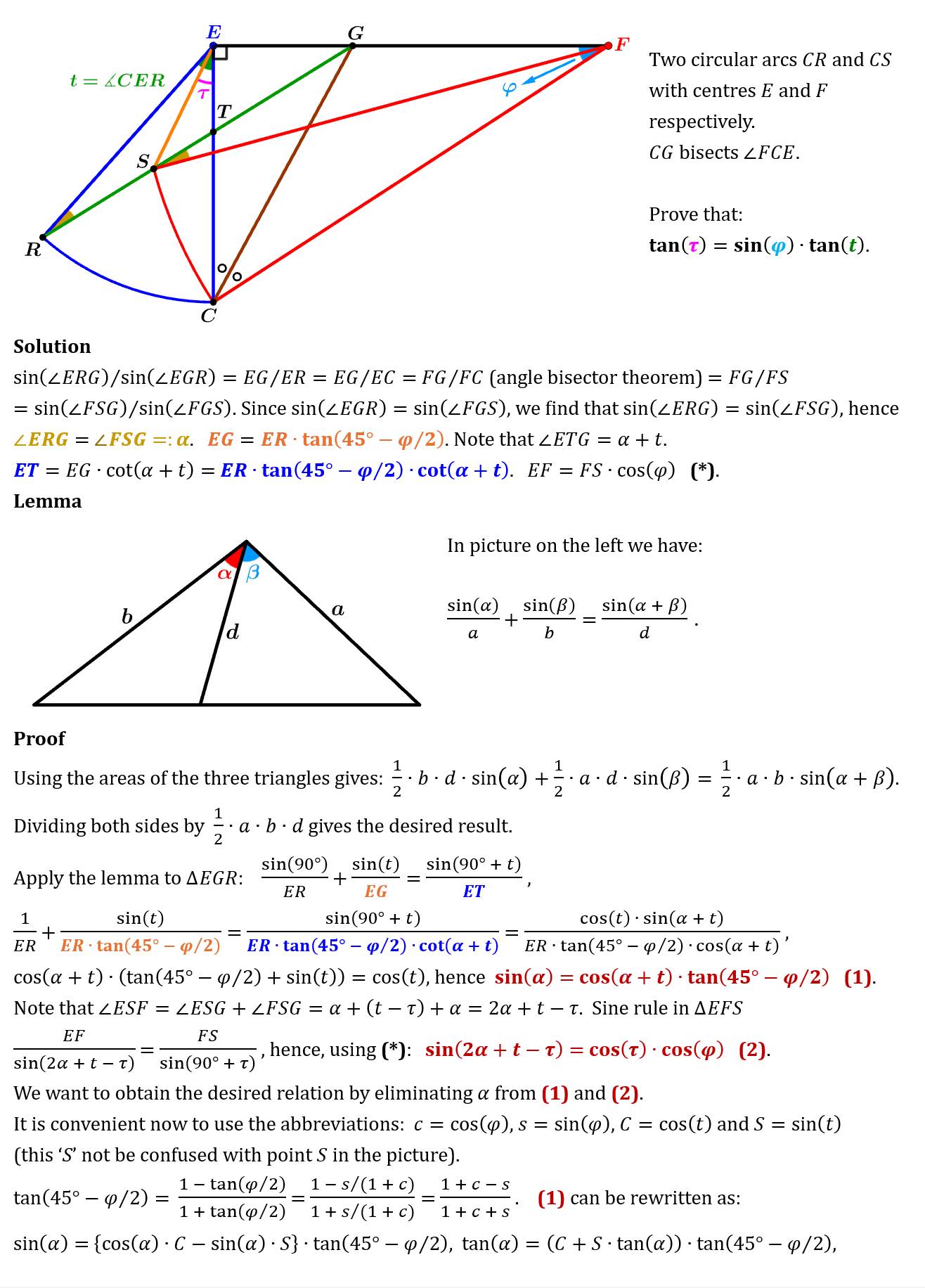 【USED】新編数学III New Approaches to Math III Here a solution of the problem a posted here a few days ago. The