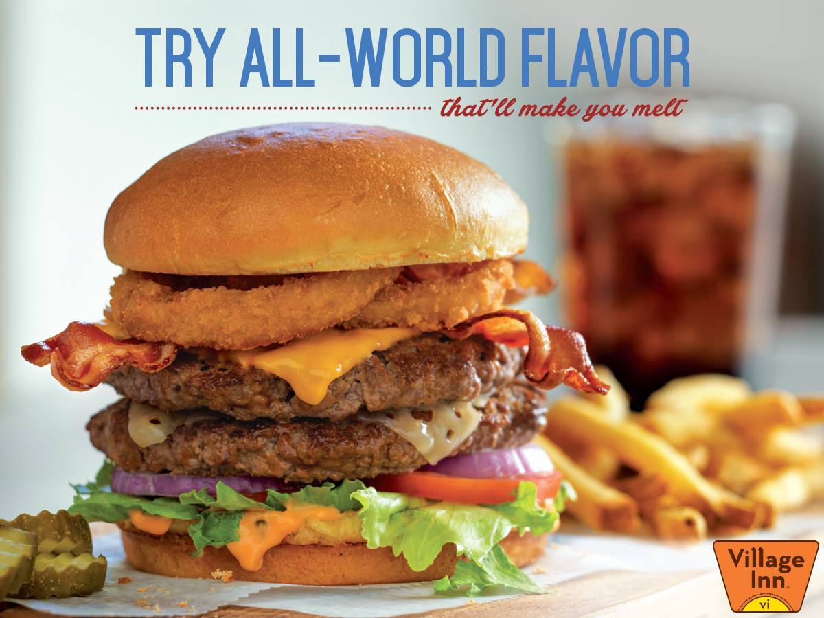 Village - This All-World Double Cheeseburger® will make you melt. Skip ...