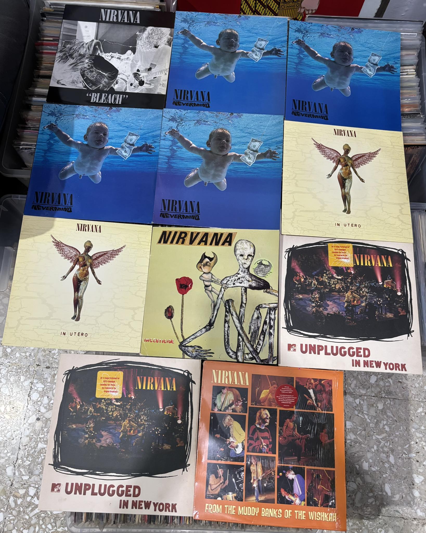 Rare uk tupelo pressing of nirvana's bleach album