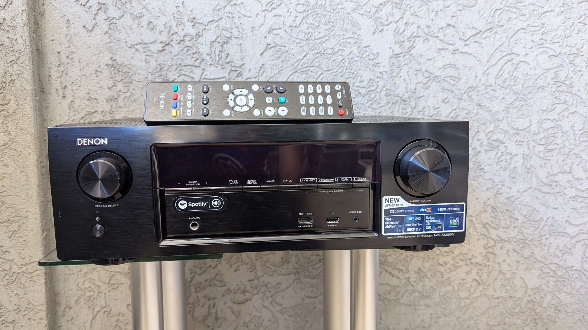 🔥Upgrade your home entertainment with the Denon AVR-X1300W AV