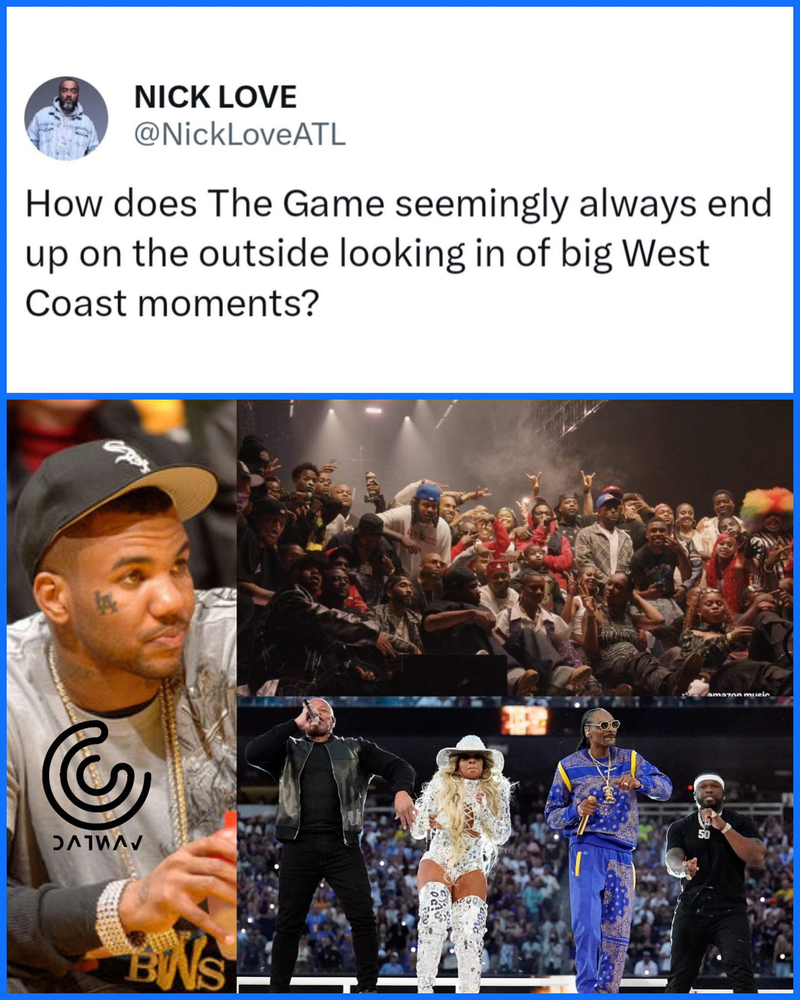 The Game had a huge impact on Kendrick Lamar's career: “That's a