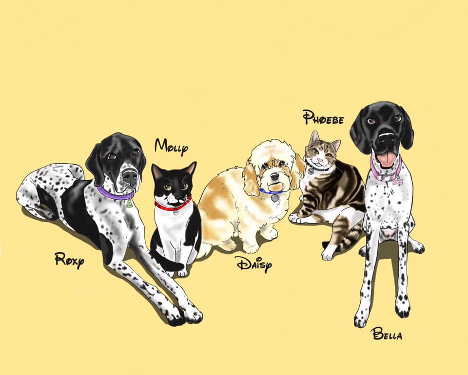 💖 Roxy, Molly, Daisy, Phoebe & Bella... - Disney-fi your pet
