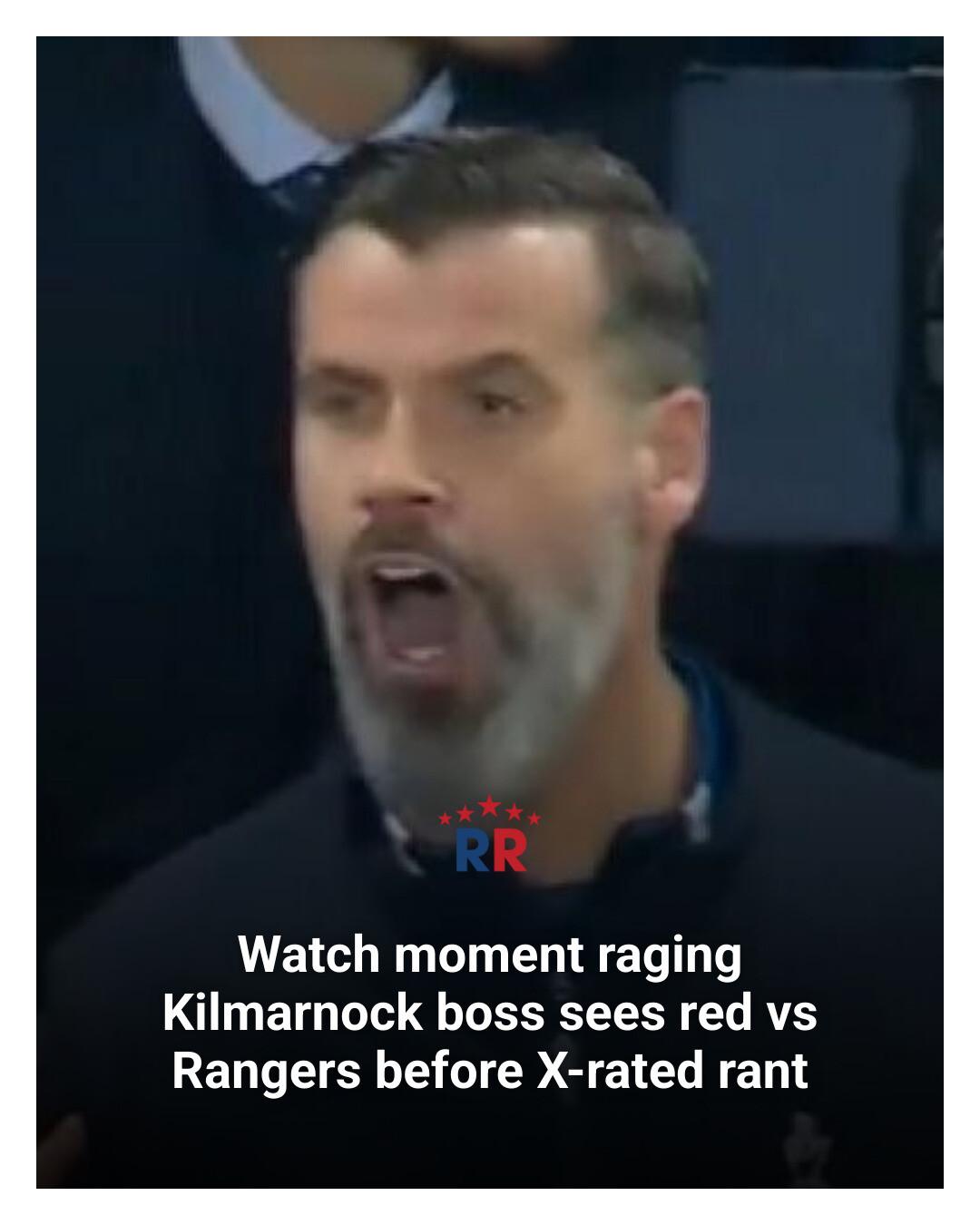 The Rangers - He wasn't a happy man. 😡 | Facebook