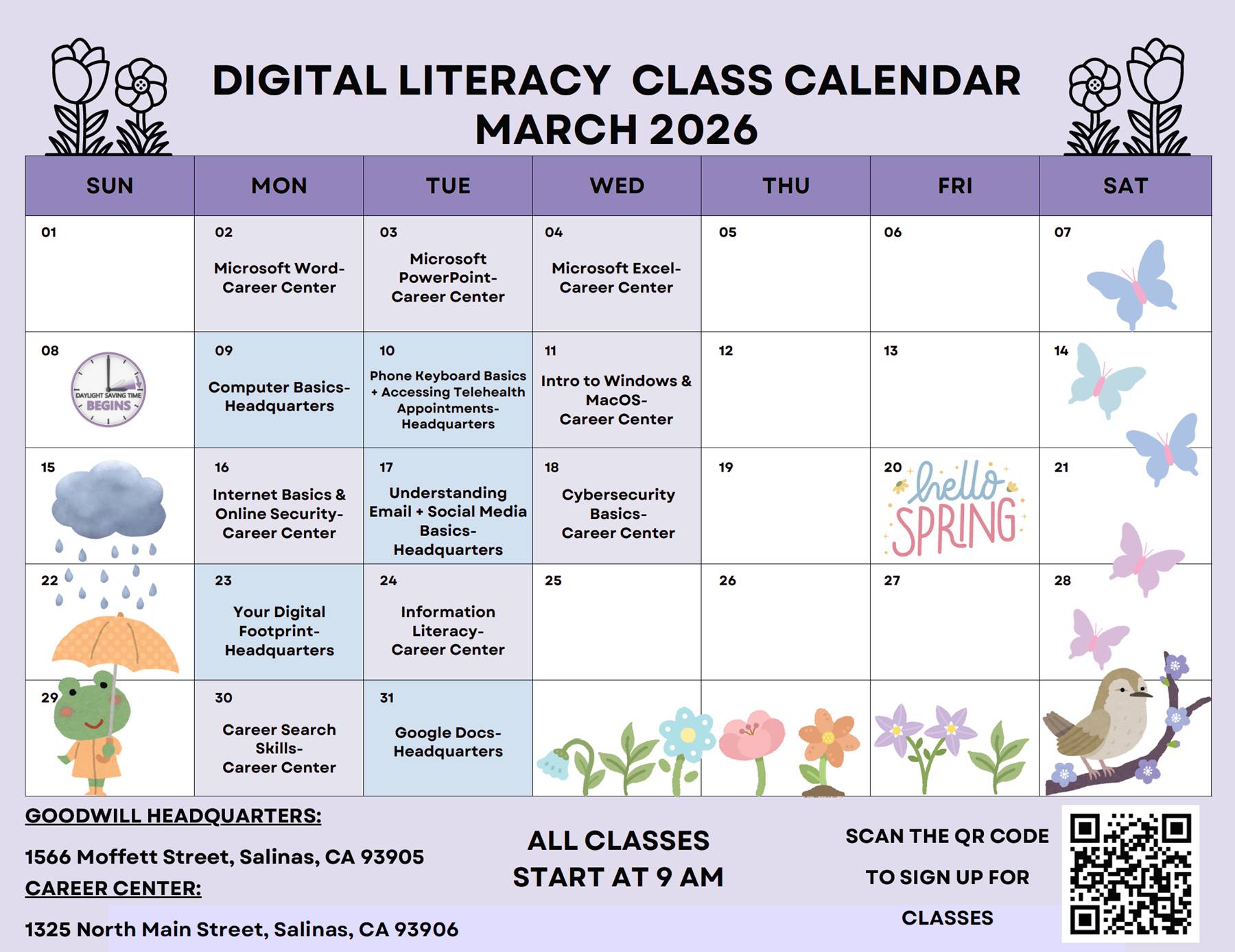 Goodwill - Check out the March Digital Literacy classes being offered ...