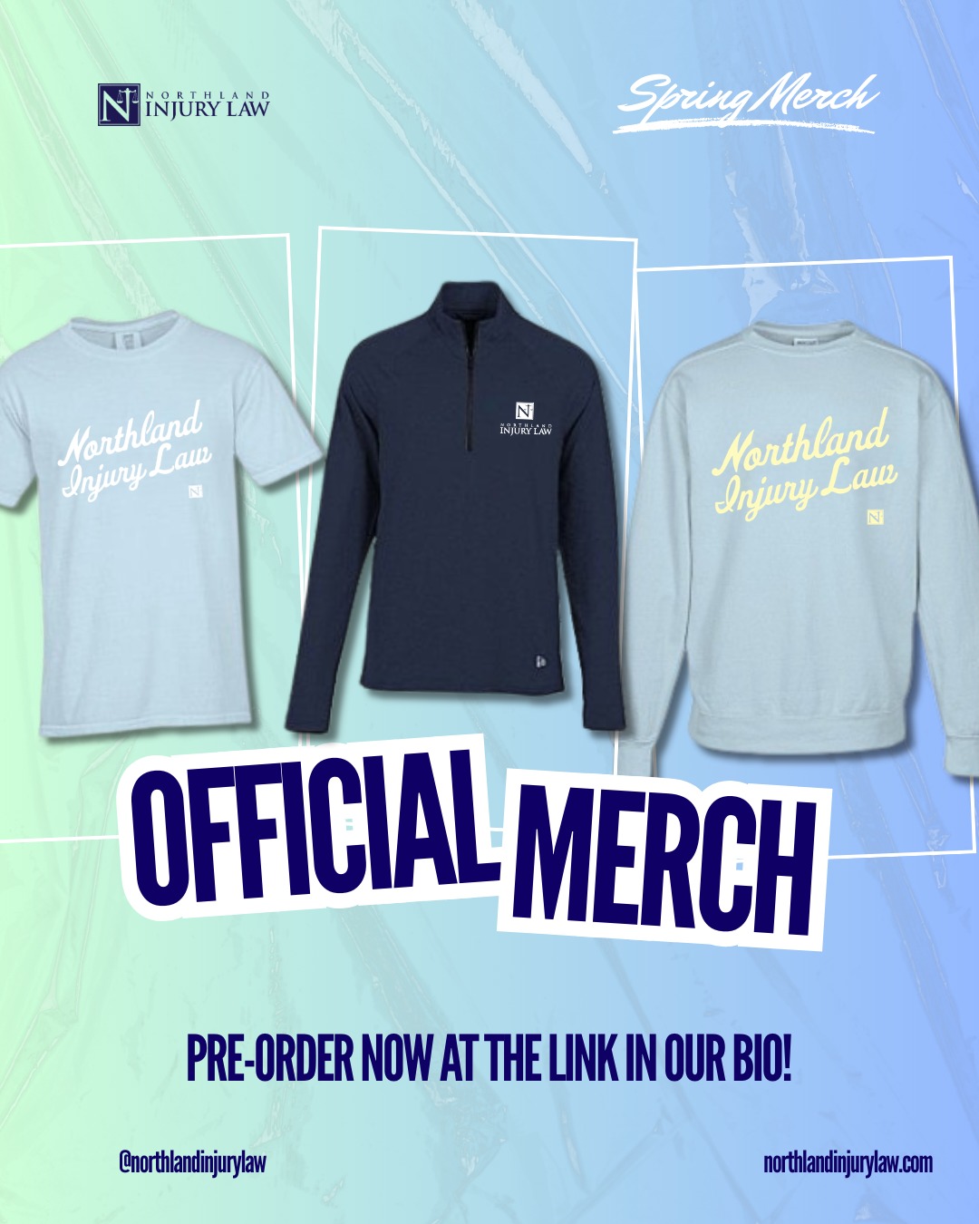 Northland - Spring Merch is Here! Our official Northland Injury Law ...
