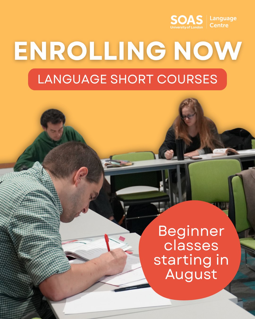 📢 Enrolment... - Language Centre, SOAS University of London | Facebook