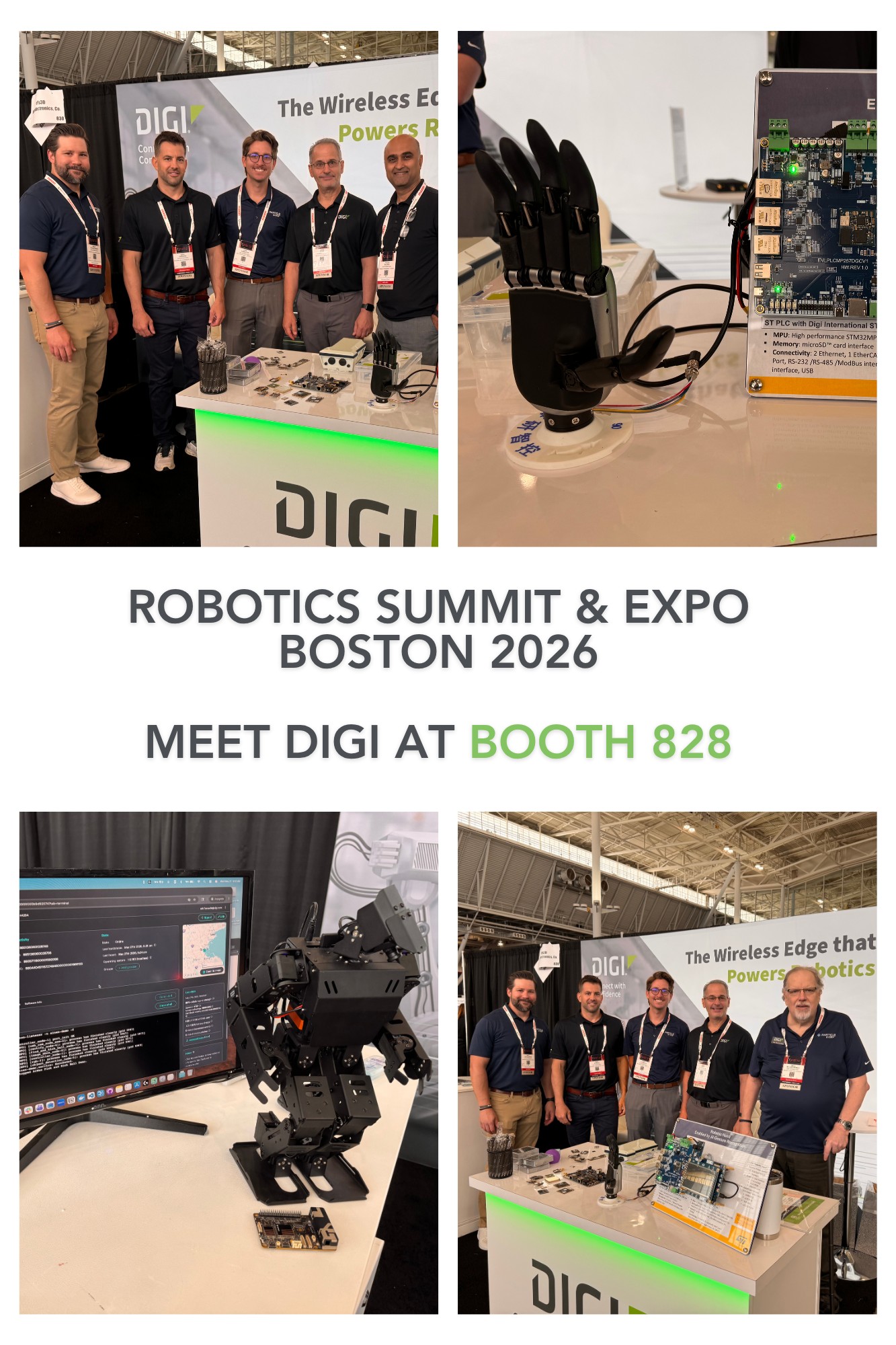 モバイル Digi International showcases connected robotics at Boston expo