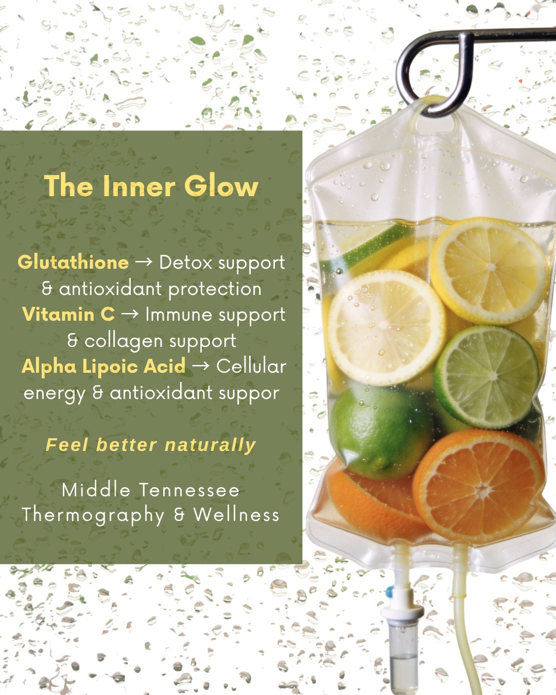 glutathione in tennessee IV therapy for radiant skin and cellular wellness off10
