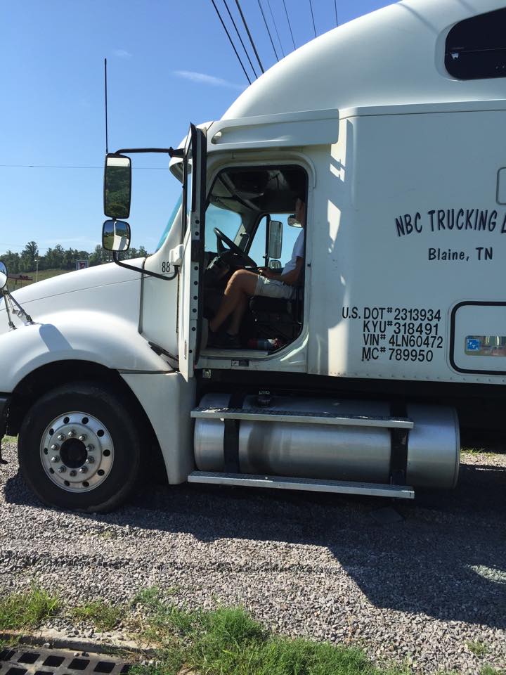 NBC Trucking LLC -owner Greg Rustin | Blaine TN