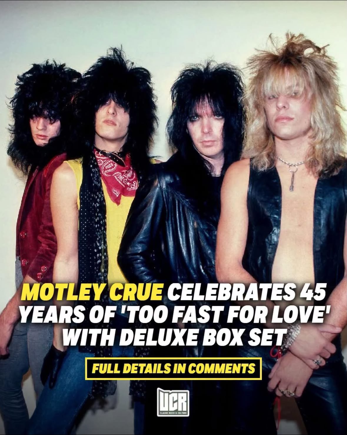 🔥 Crücial Crüe 1981 - 1989 🔥 LIMITED EDITION PICTURE DISC BOXSET