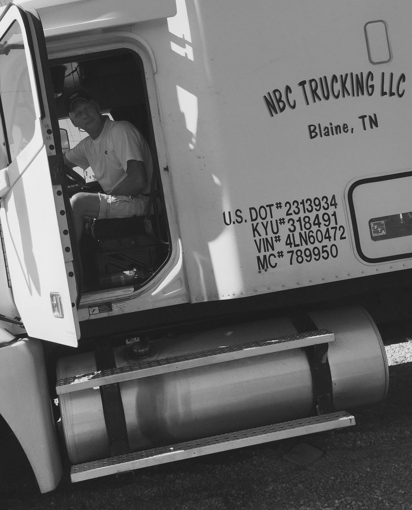 NBC Trucking LLC -owner Greg Rustin | Blaine TN