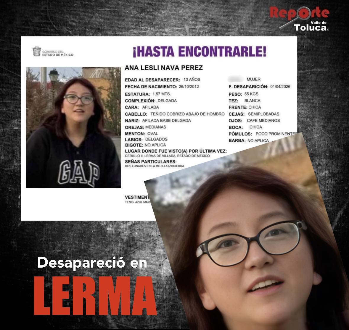 🔴 Desaparece en Lerma Leopoldo Aurelio Farrera, hermano de la ex