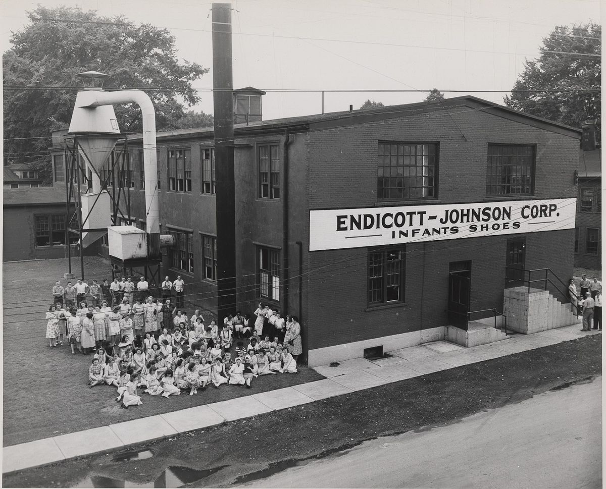 Endicott-Johnson Shoe factories were humming for over a century in