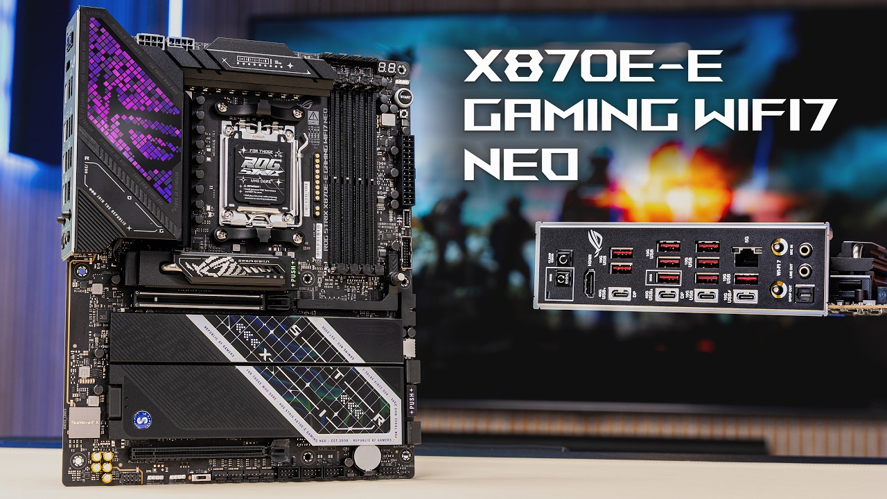 Let's unbox the ROG Strix X870E-E Gaming WiFi 7 Neo motherboard