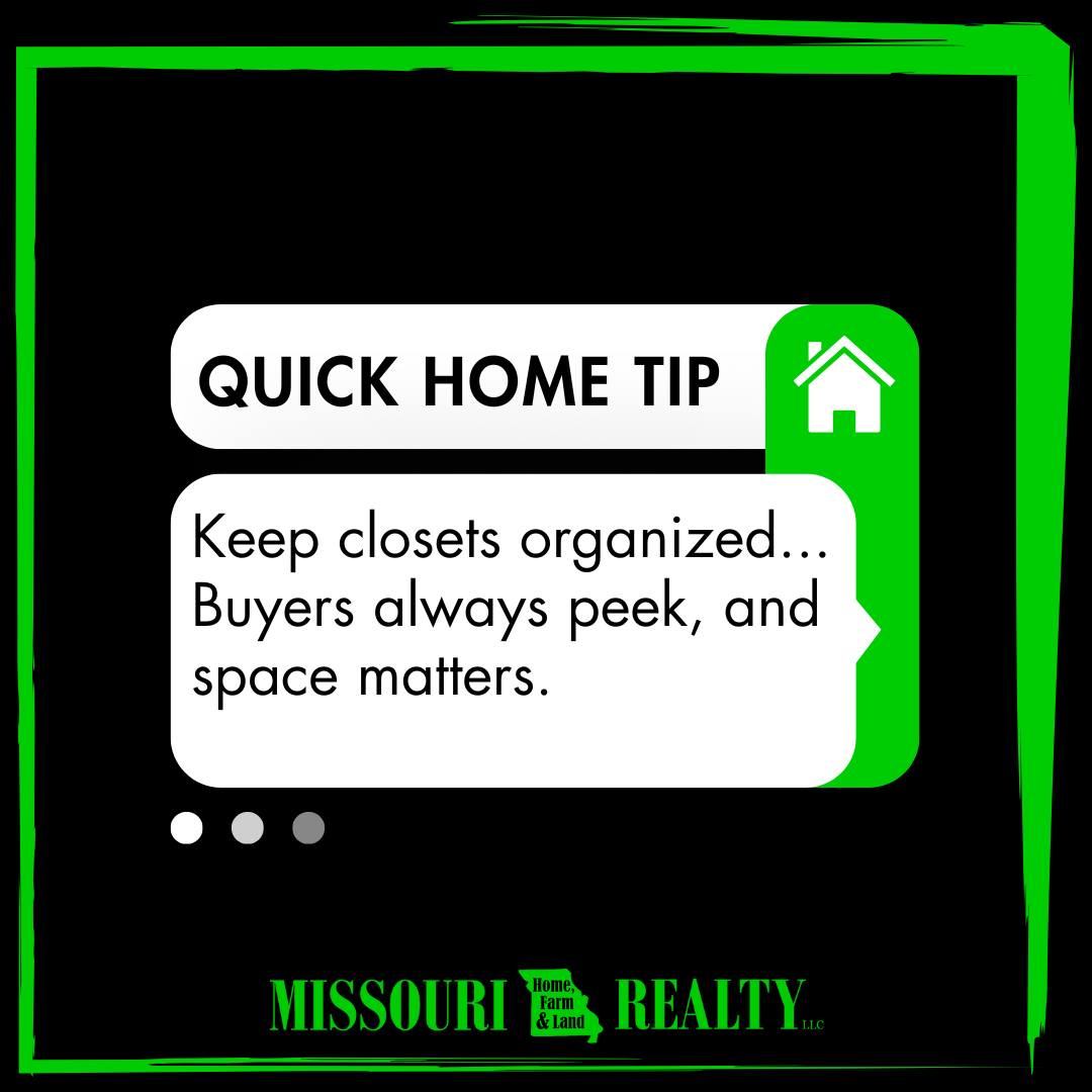 Home Tip Here's a... - Missouri Home, Farm & Land Realty | Facebook