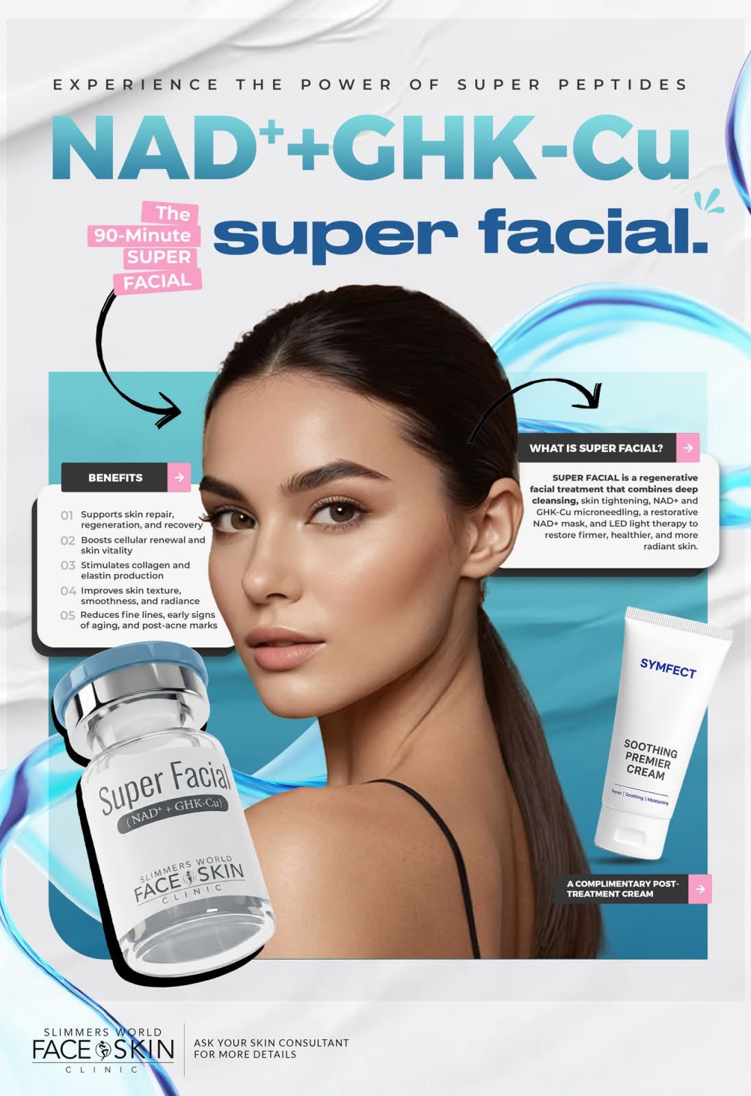 ghk cu stimulates collagen Super Facial treatment with NAD GHK-CU super peptides for healthier-looking skin Cagrilintide 10mg | 99%+ pet skin infection support Quantity:6 Pack
