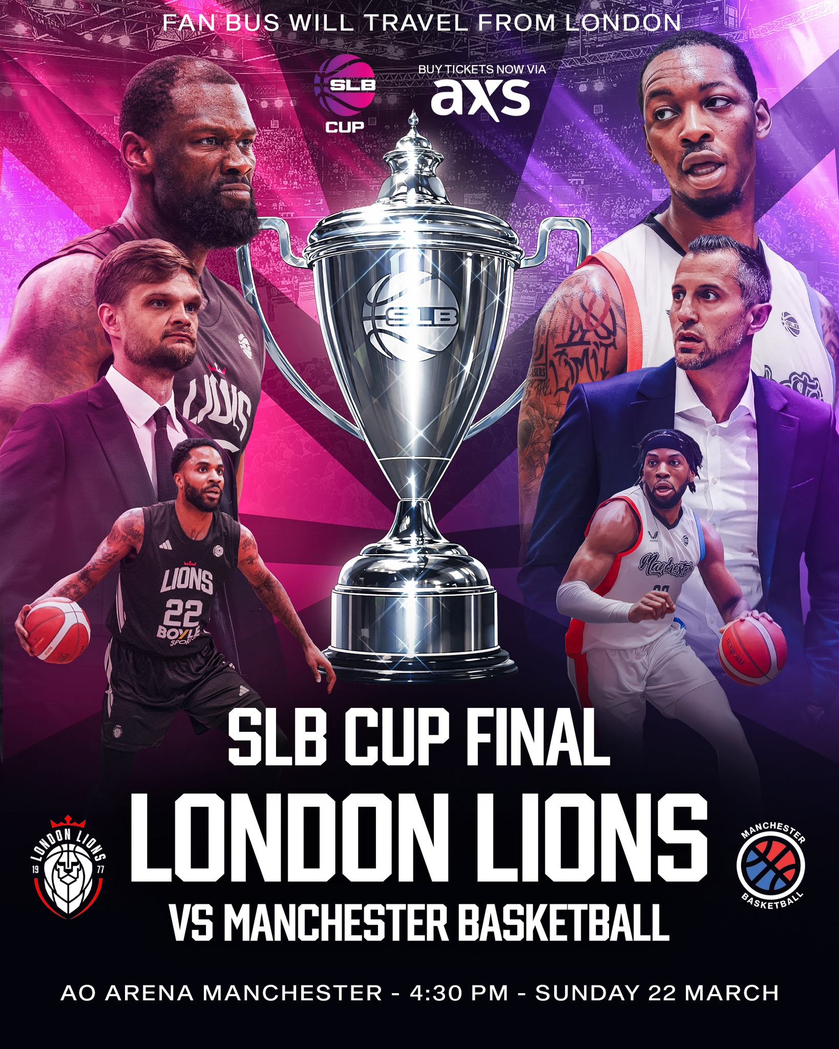 London Lions - SLB Cup Final locked in. 🆚 @mcrbball 📅 22... | Facebook
