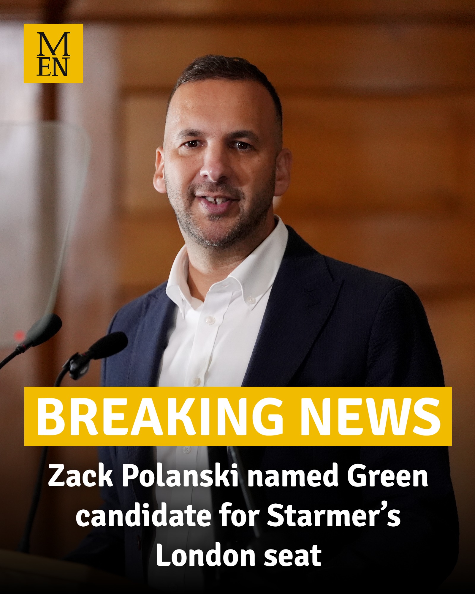 Green Party Selects Zack Polanski for Holborn and St Pancras By-Election