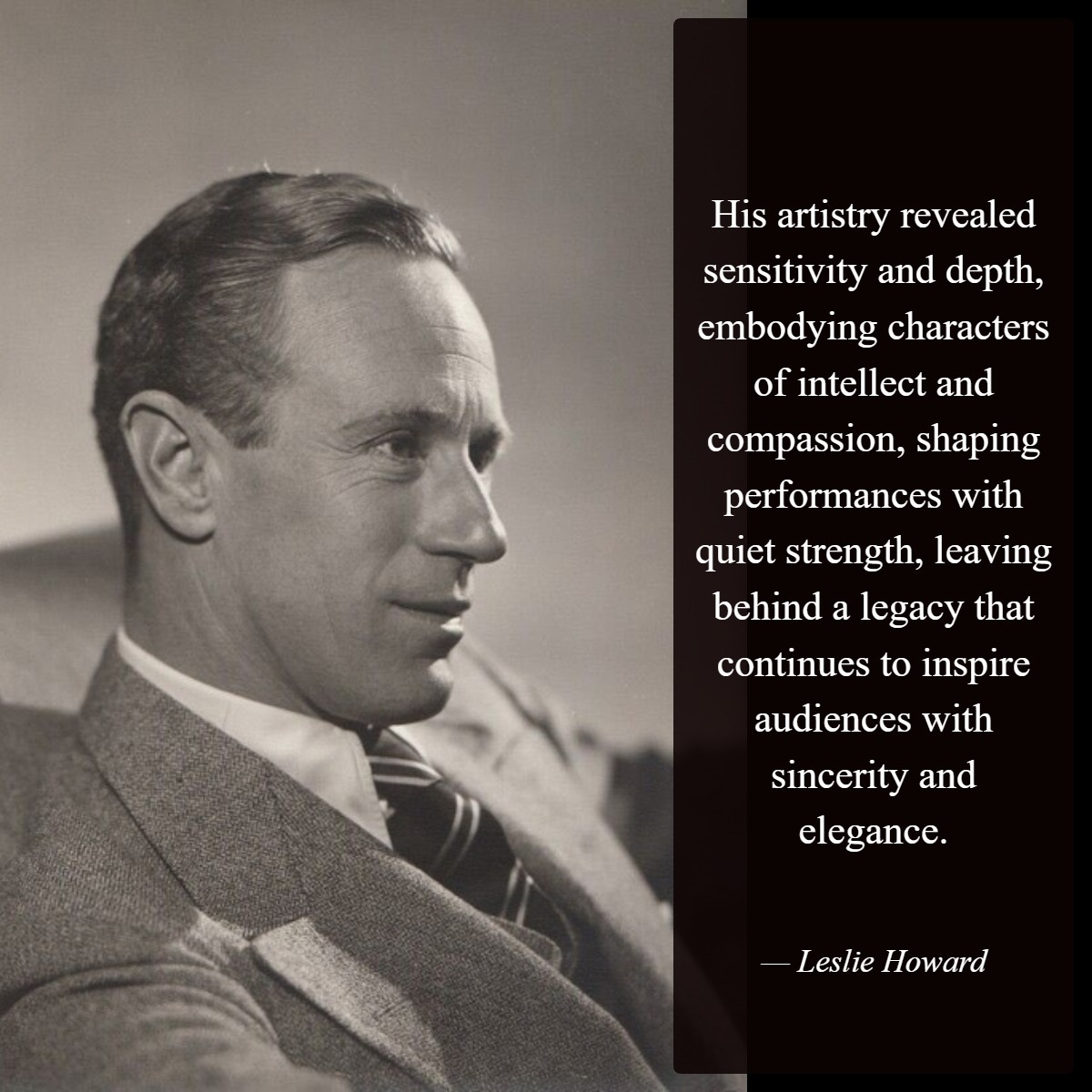 Hollywood - Leslie Howard was an English actor, director, and producer ...