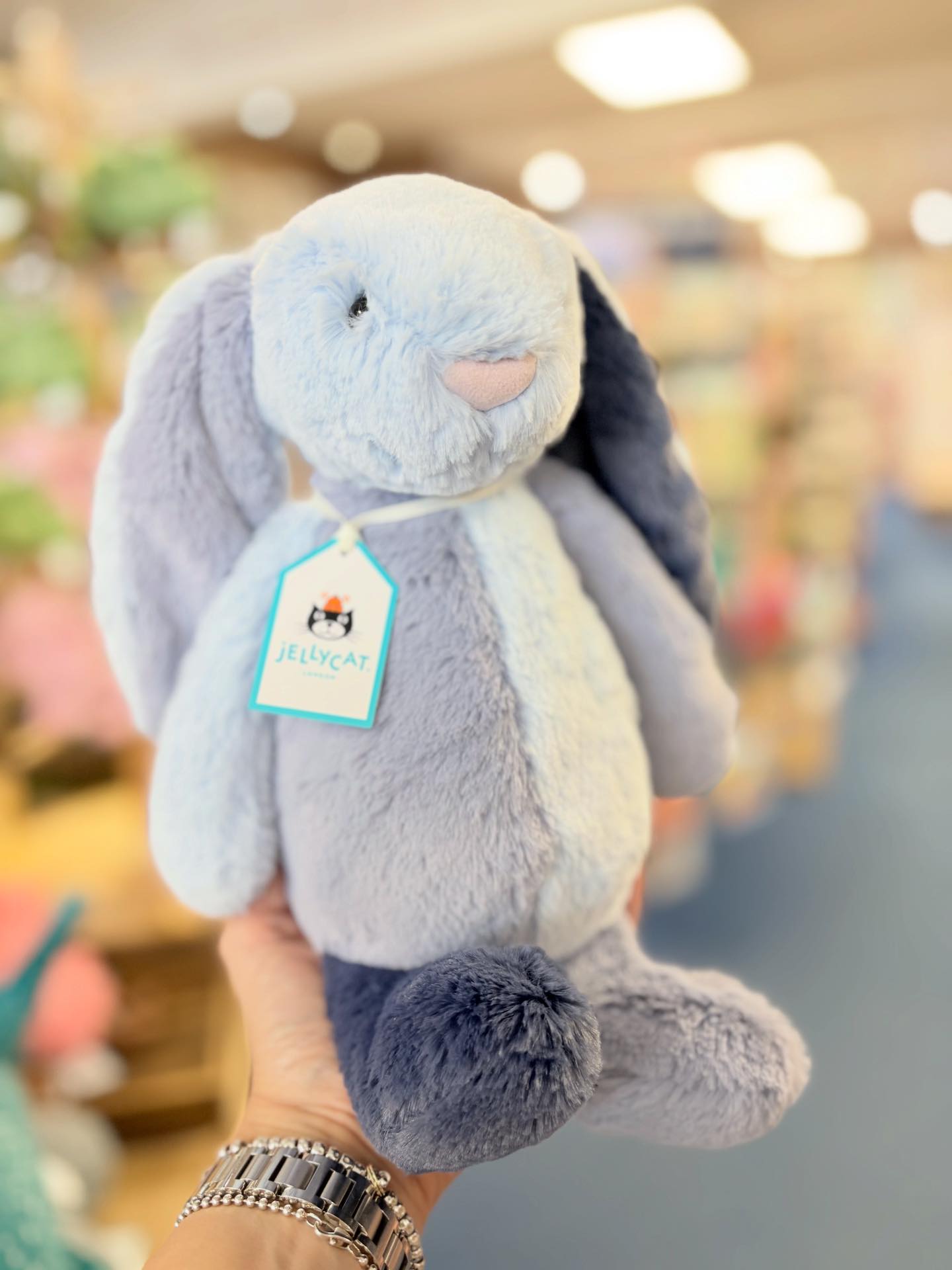 New! My name is Puddlesea Bunny 🐰💙#jellycat