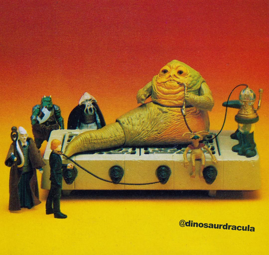 I adored Kenner's Jabba the Hutt playset as a kid. Got it as an