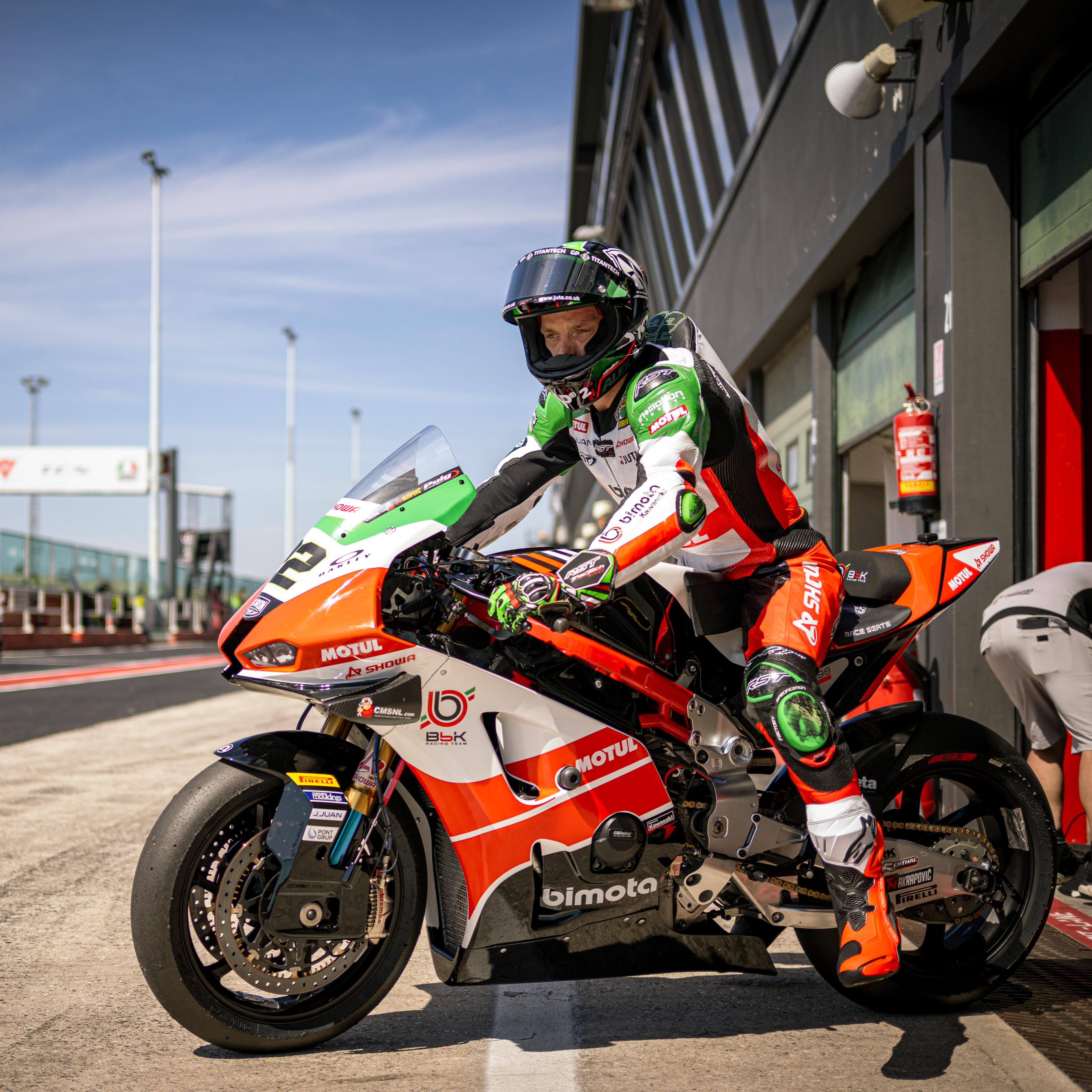 BbKRT Makes Progress At Misano Test Session bimota by Kawasaki