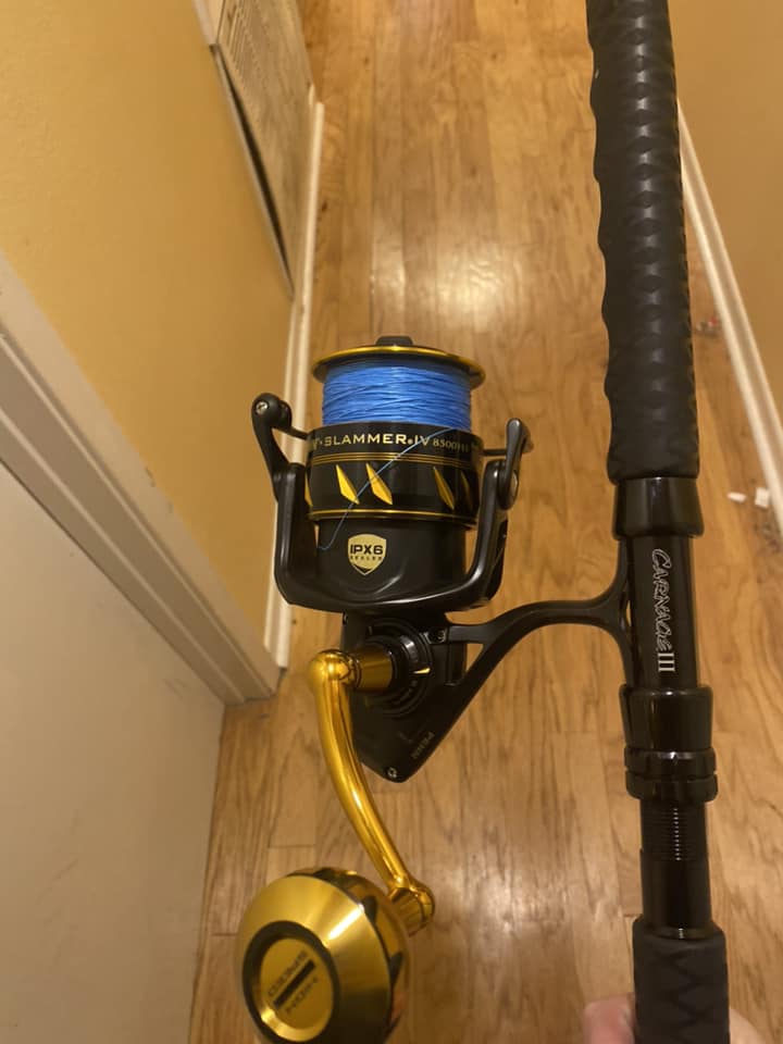 deep sea fishing rods and reels for sale carnage PENN III Conventional Slow Pitch Rod, 6'8" Medium Heavy Power, Fast Action Saltwater Pole with RCB2 Carbon Blank Fuji K Guides : Sports & Outdoors Penn Carnage Series Fishing Rod Penn Carnage III Boat Spinning