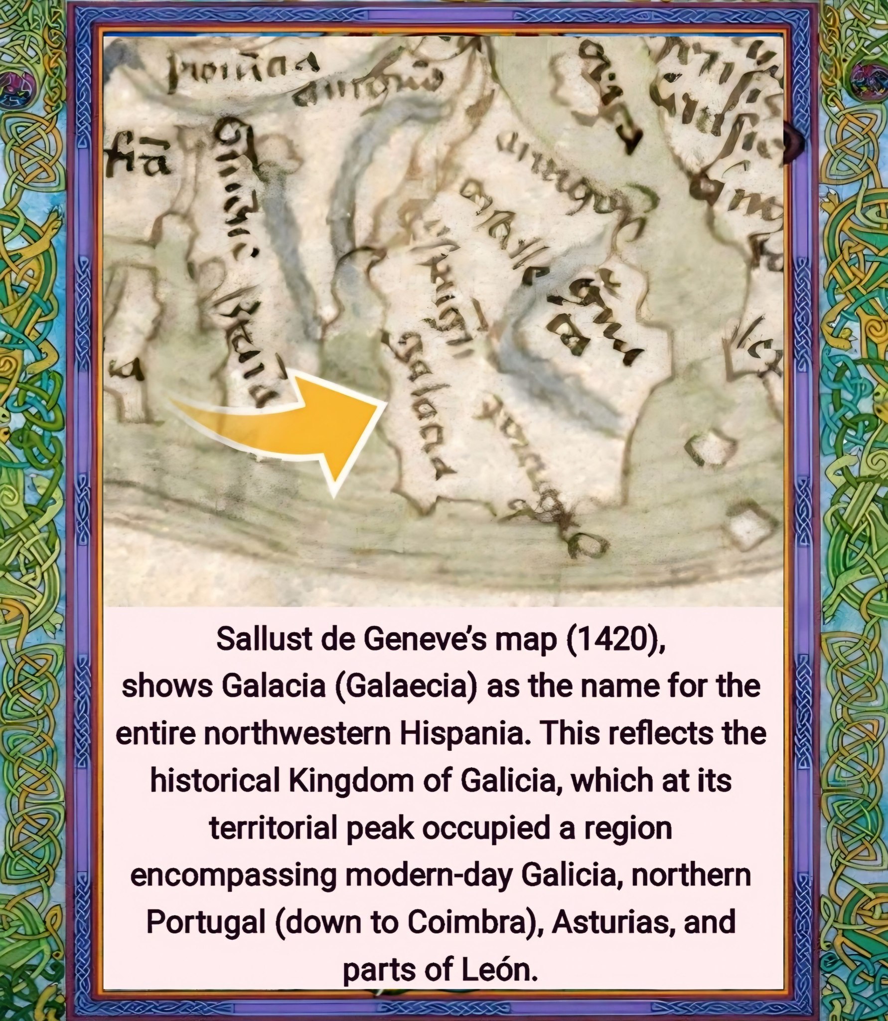 Kalaicia | THE KINGDOM OF GALICIA IN MEDIEVAL CARTOGRAPHY | Facebook