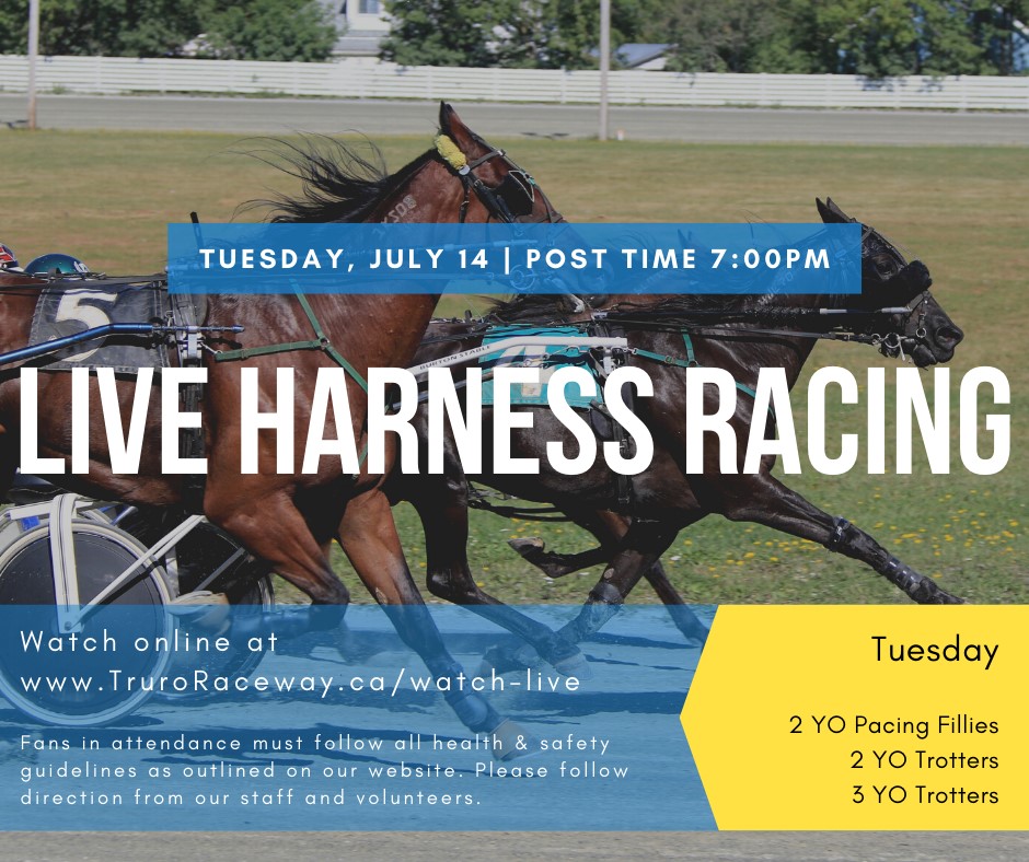 Truro Raceway - LIVE RACING TODAY 7:00pm Post Time...