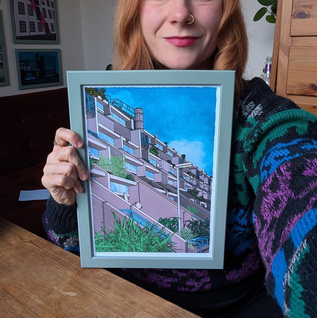 My art has found a new home in Bratislava. You can now find my A3 ...
