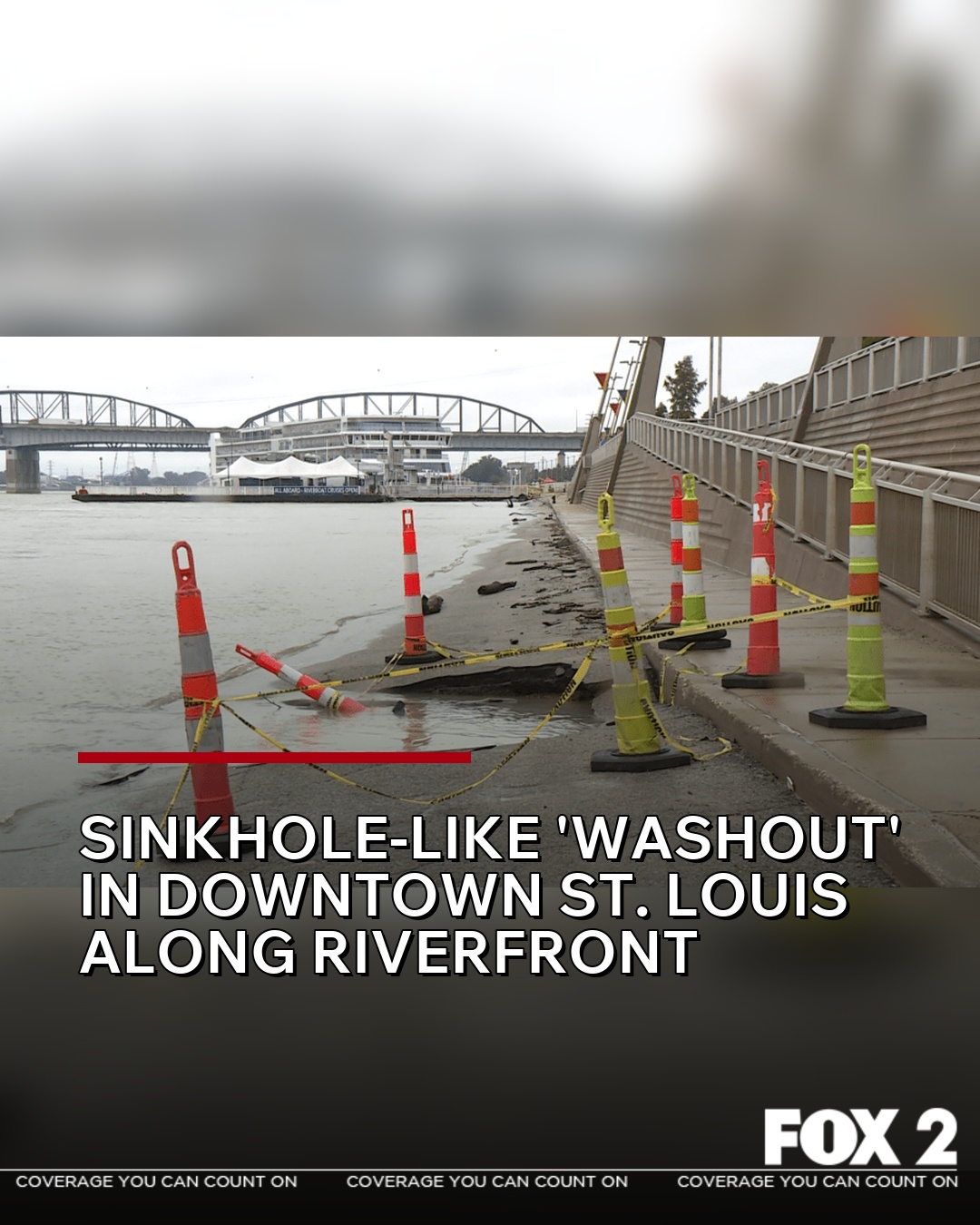 Three separate sinkholes have emerged in the City of St. Louis