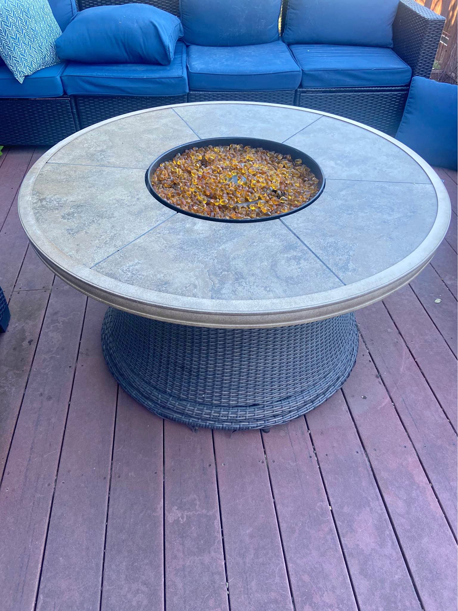 Propane Fire Pit from Frontgate - Fire Pits & Chimineas - Marshall