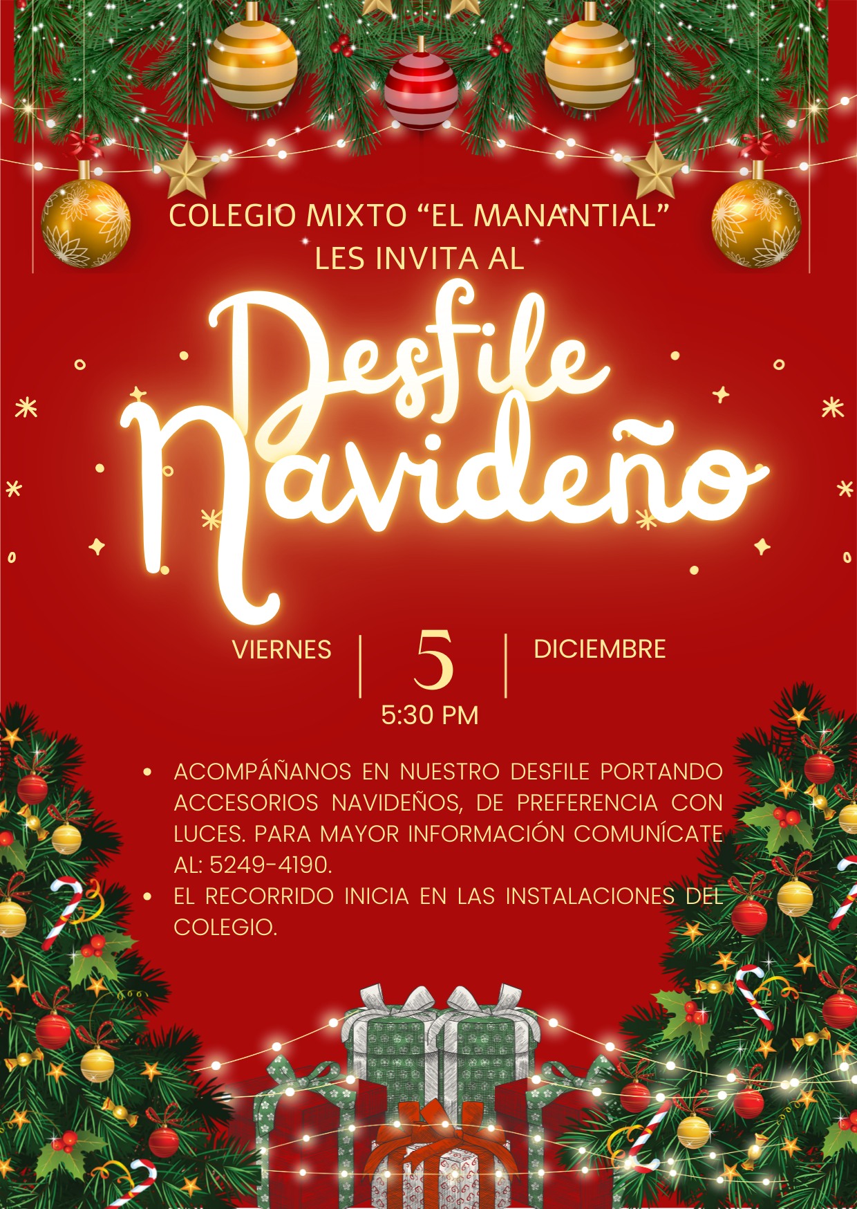 DESFILE NAVIDEÑO
