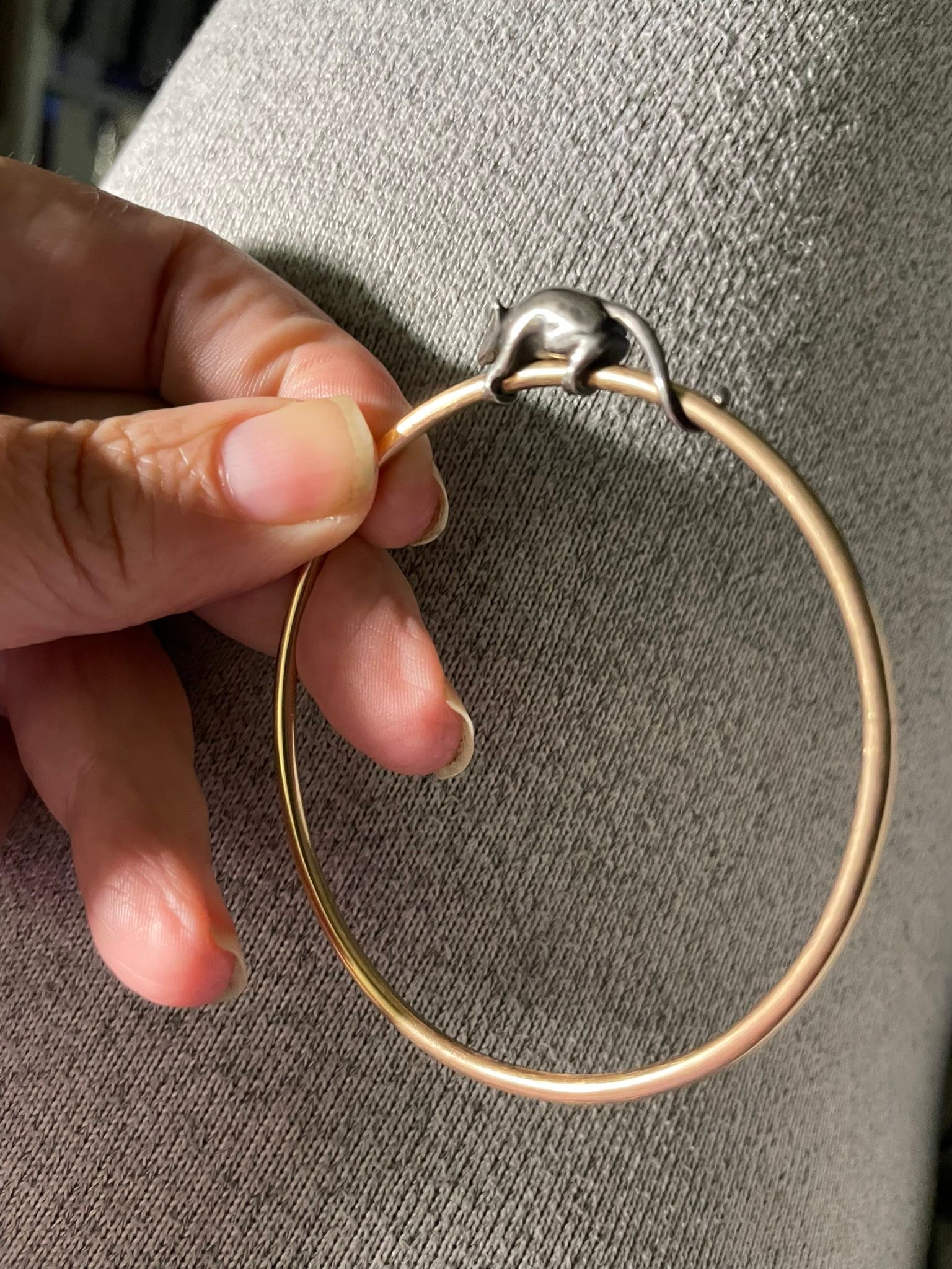 What is this vintage rat bangle bracelet?
