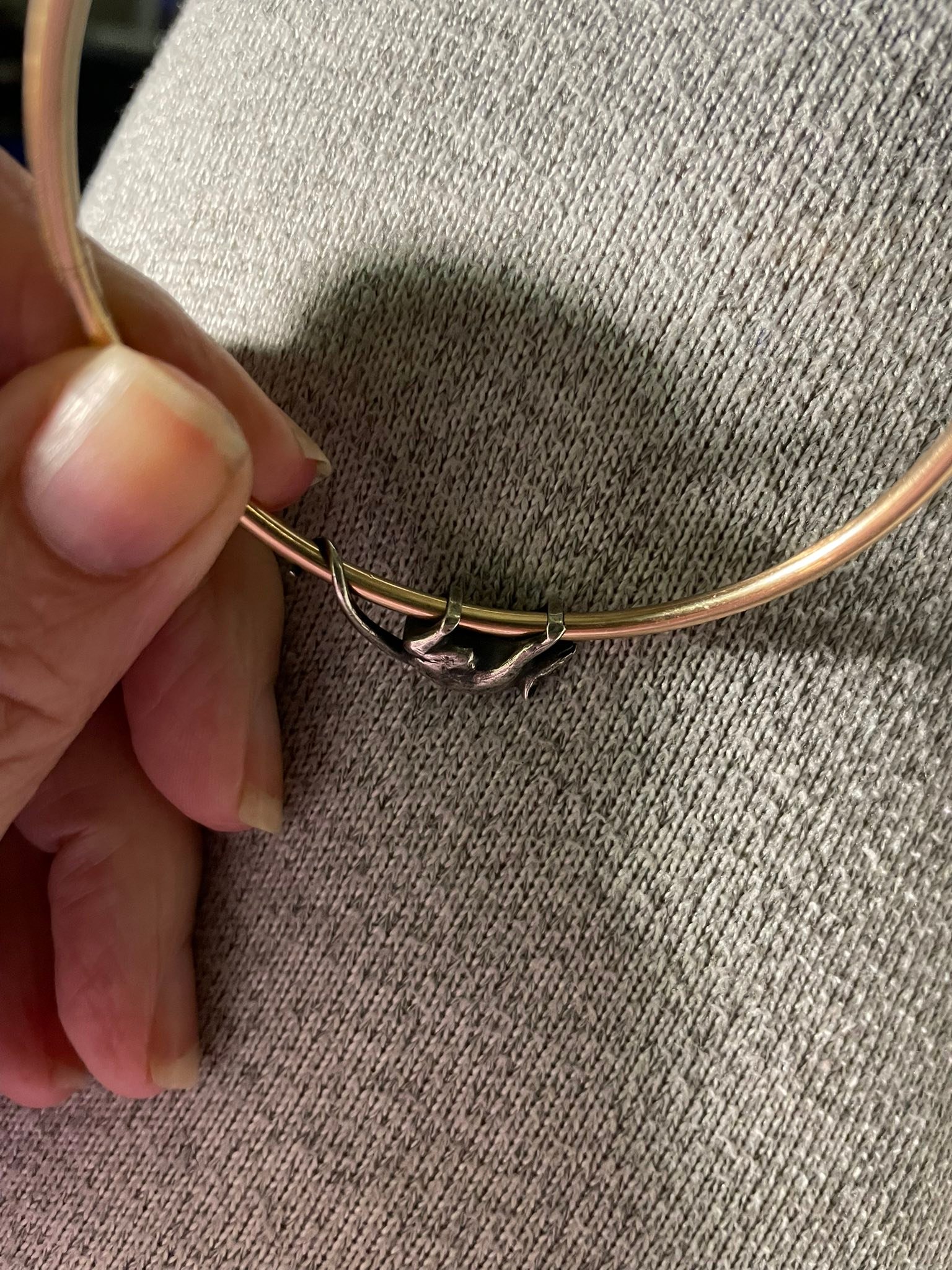 What is this vintage rat bangle bracelet?