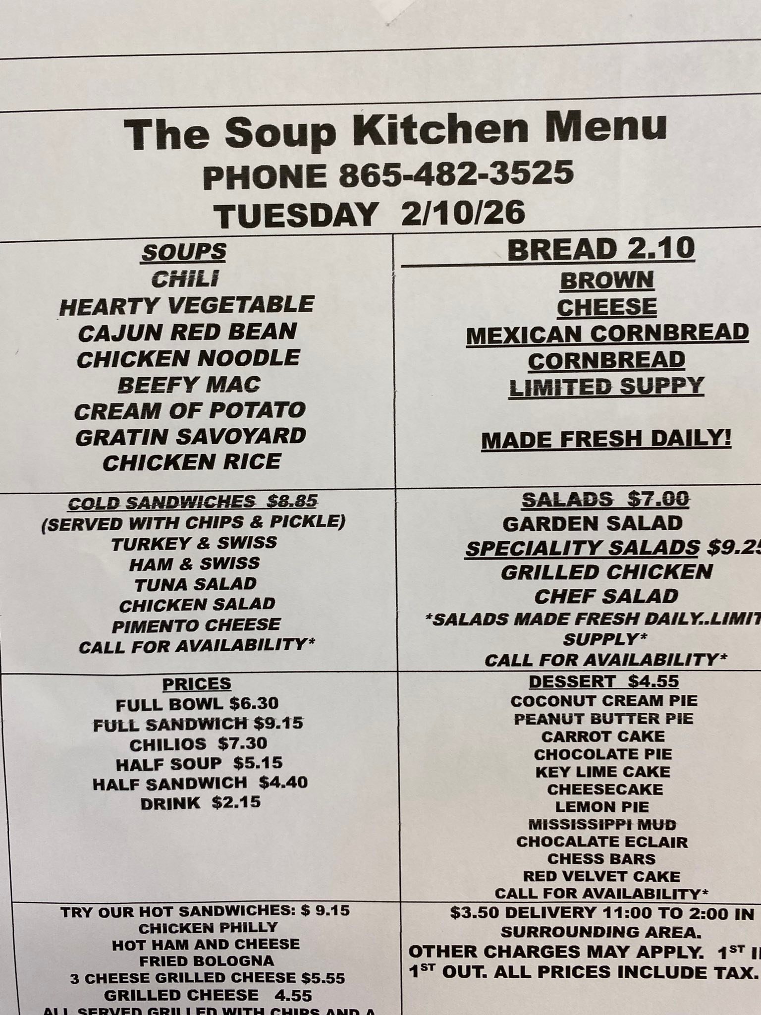 Soup Kitchen Oak Ridge | Oak Ridge TN