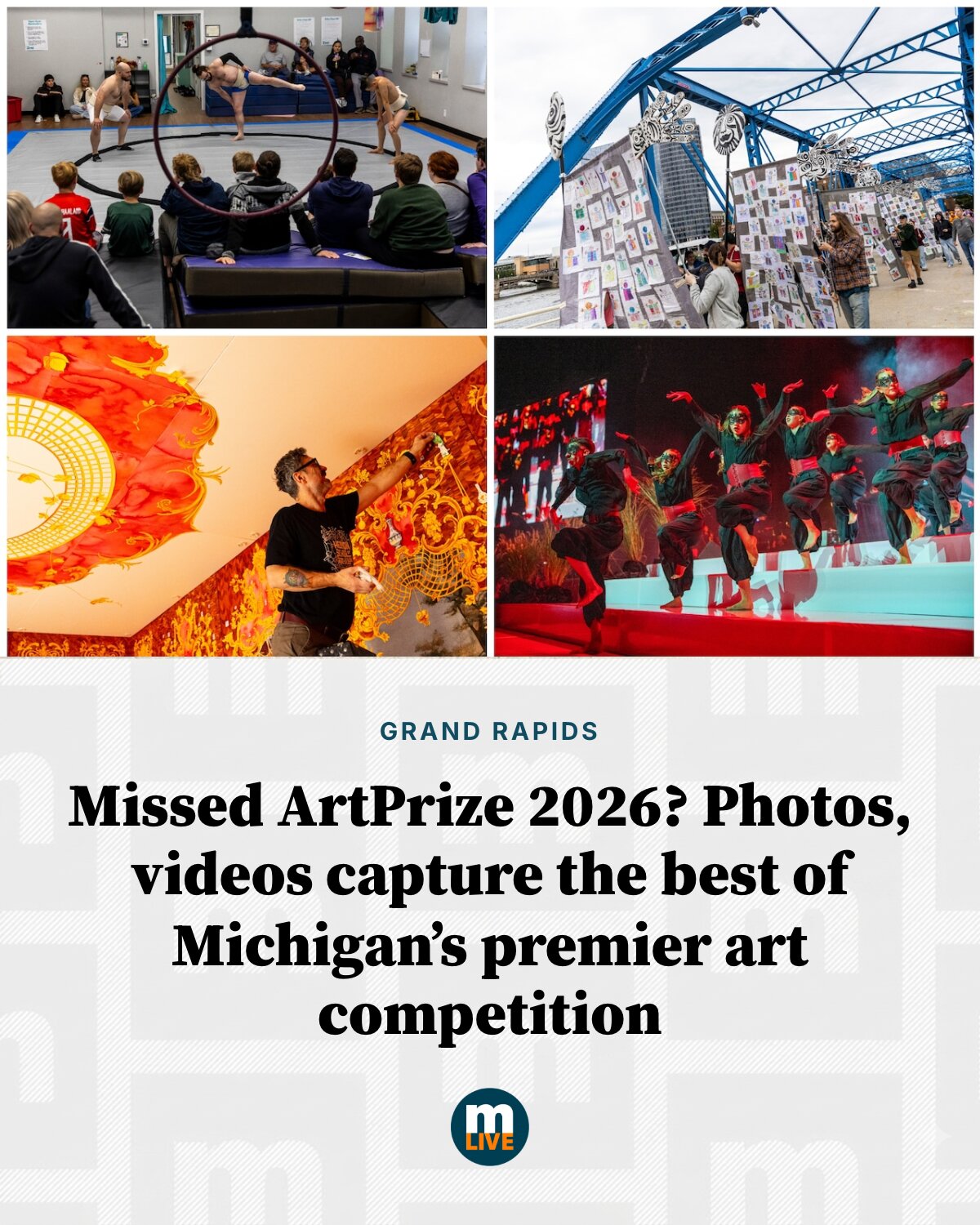 From giant puppets and a 250-foot harp to award-winning art and
