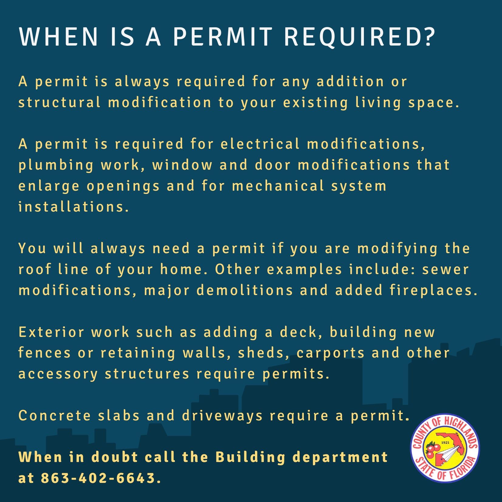 When is a permit required? 📄 A permit is always required for any ...