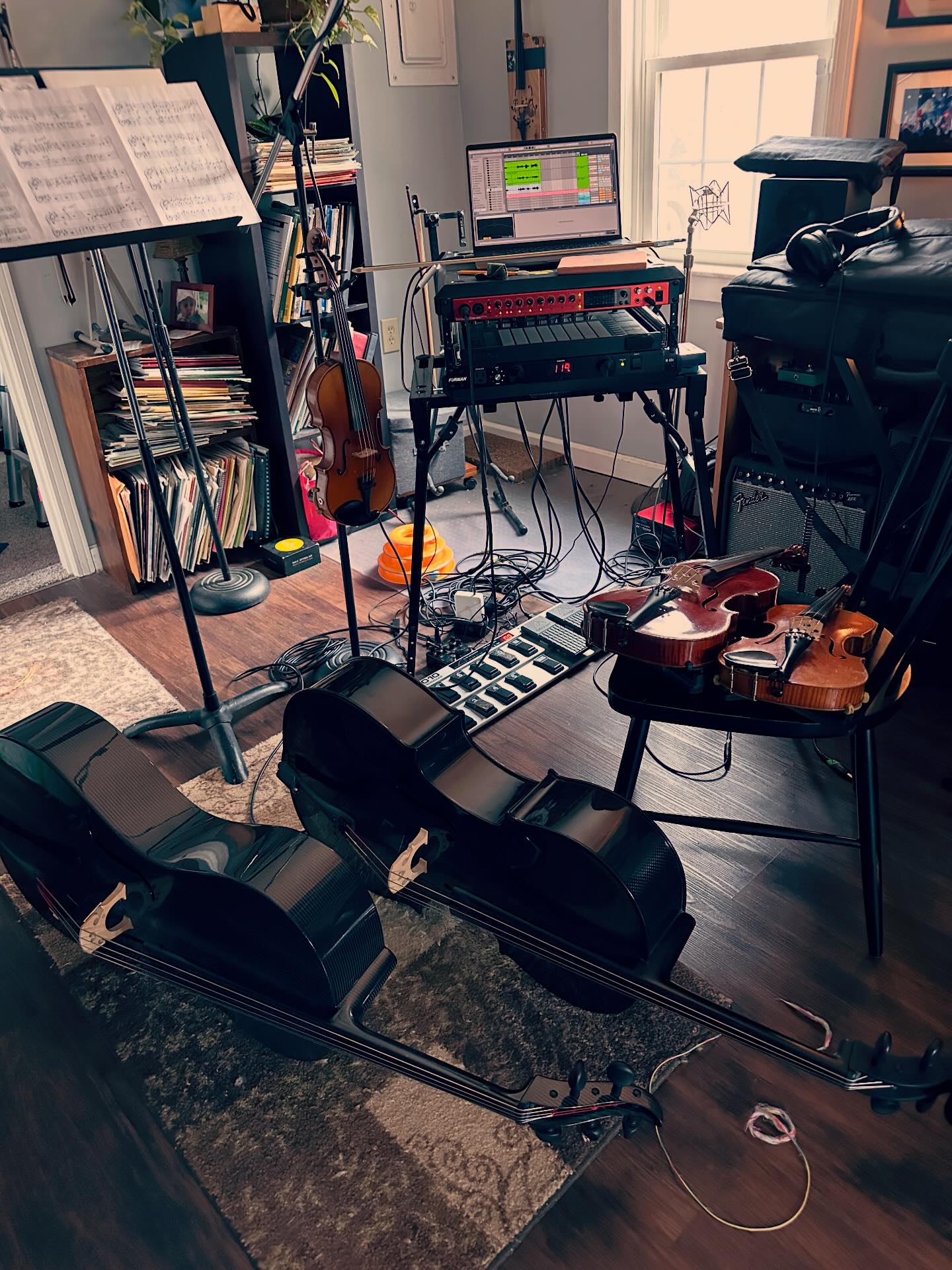 Molly - What it looks like when I record string arrangements… Have you ...