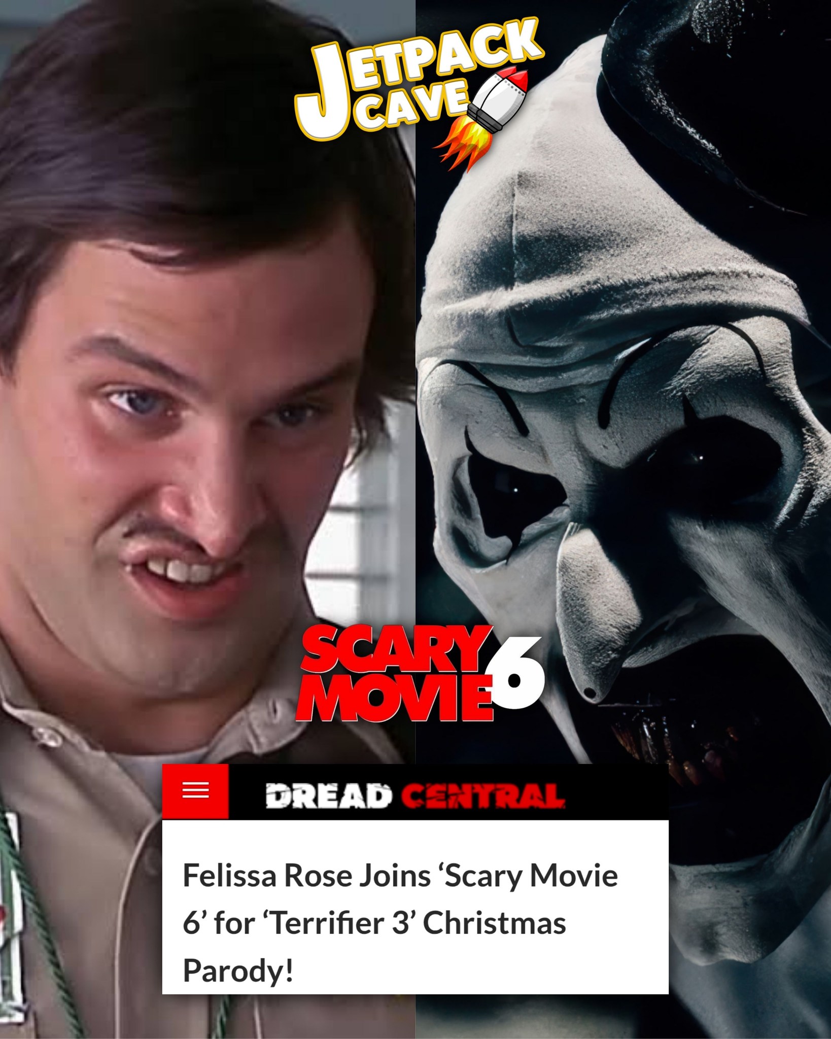Jetpack - ¡DE ÚLTIMO MOMENTO! Scary Movie 6 hará parodia de 'Terrifier ...