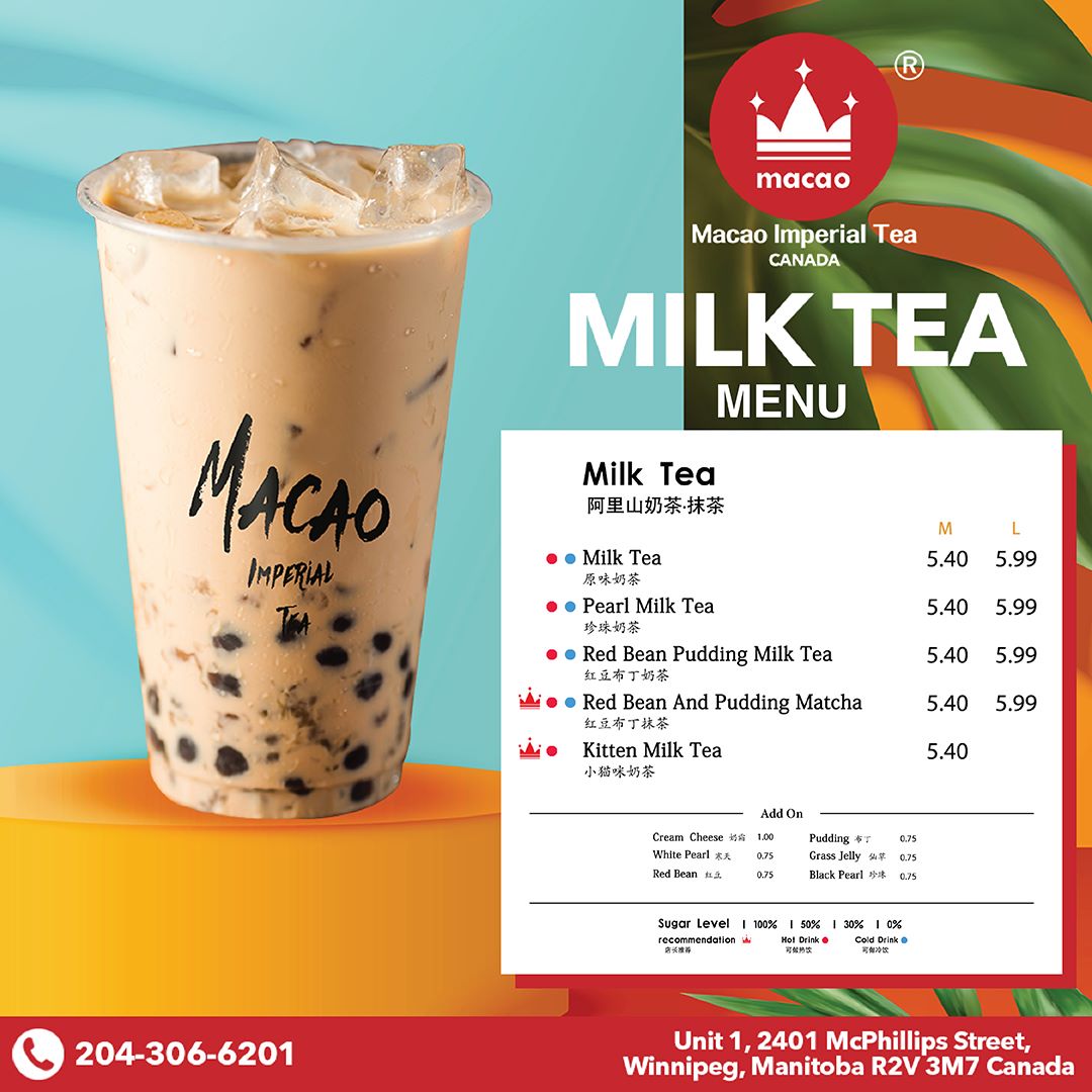 Macao Imperial Tea Canada Menu Macao Imperial Tea Canada Facebook