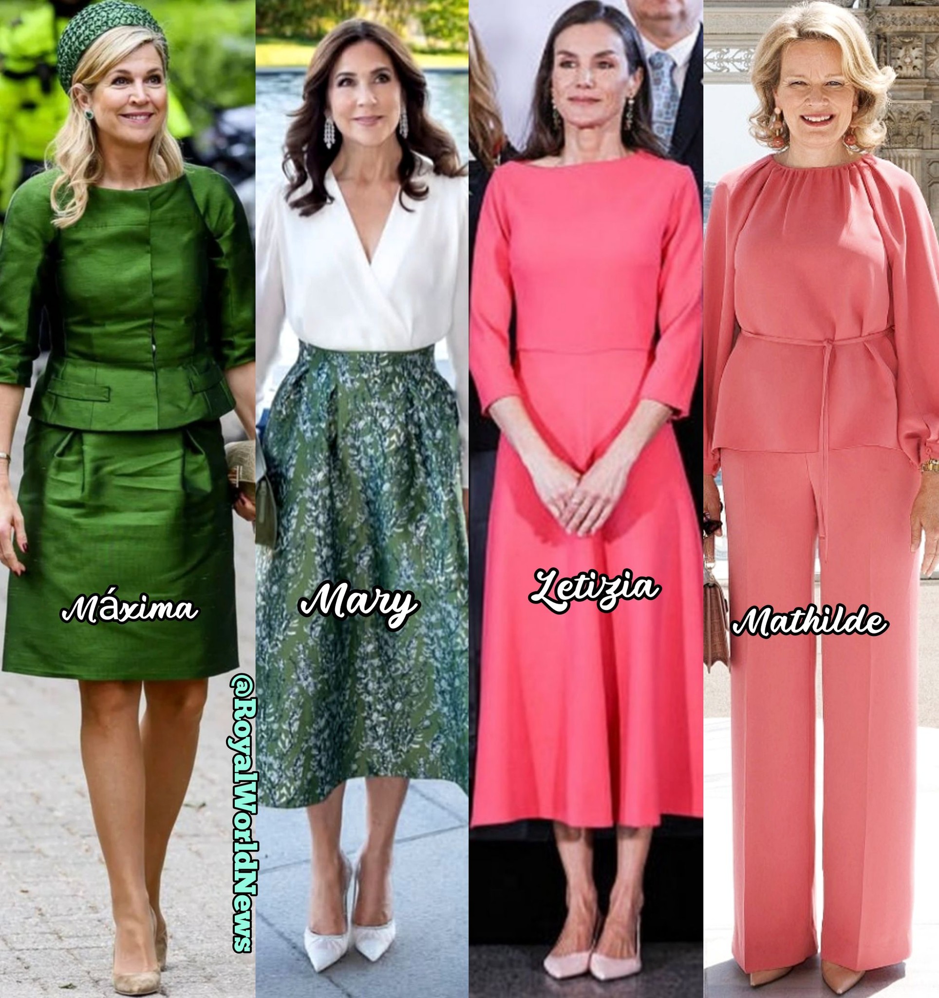 RoyalFashion Gorgeous Queens in Europe and their fashion style 